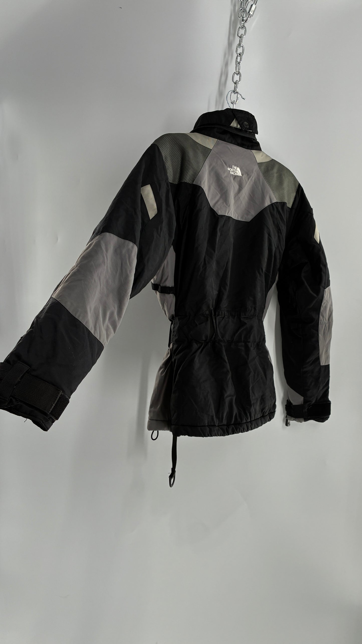 Vintage The North Face Steep Tech Women’s Waist Cinching Belted Ski Style Jacket (Medium)
