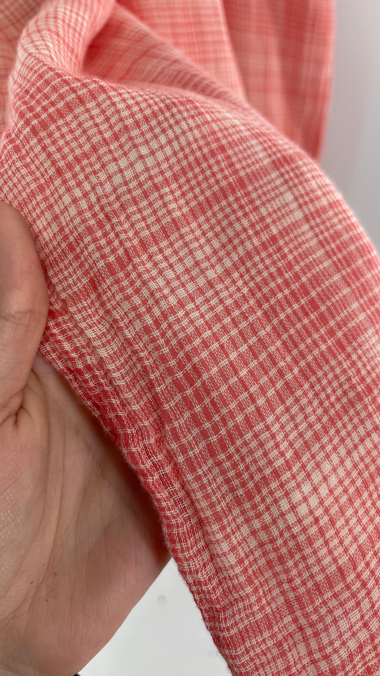Urban Outfitters Gingham Plaid Red Picnic Jumpsuit (Large)
