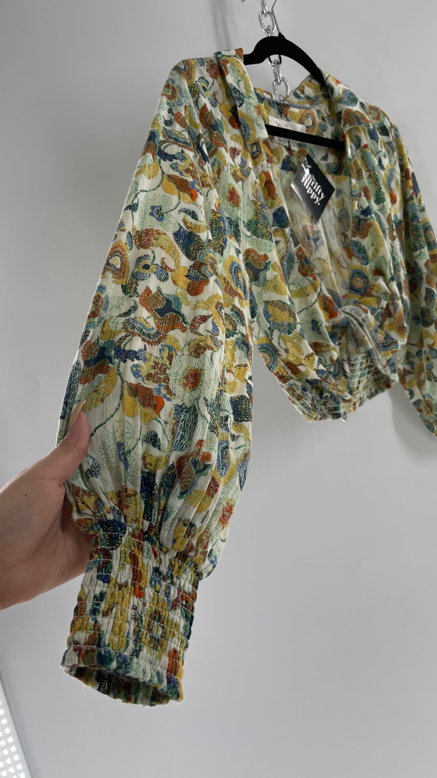 Anthropologie Collared Crop (XXS)
