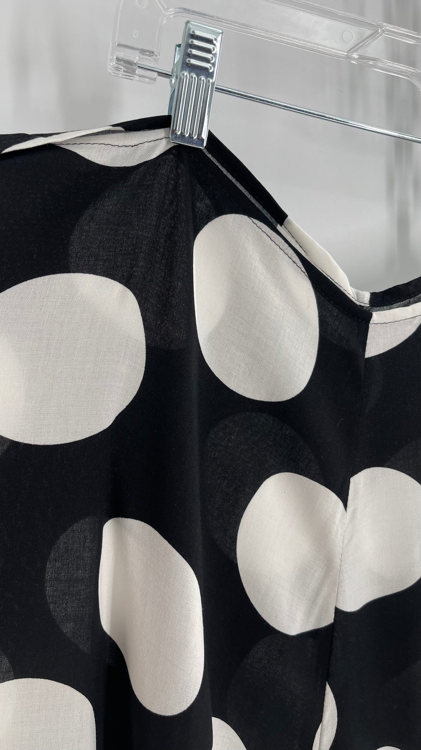Handmade 9 in 1 Black/White Polka Dot Jumpsuit (One Size) •AS SEEN ON TIKTOK•