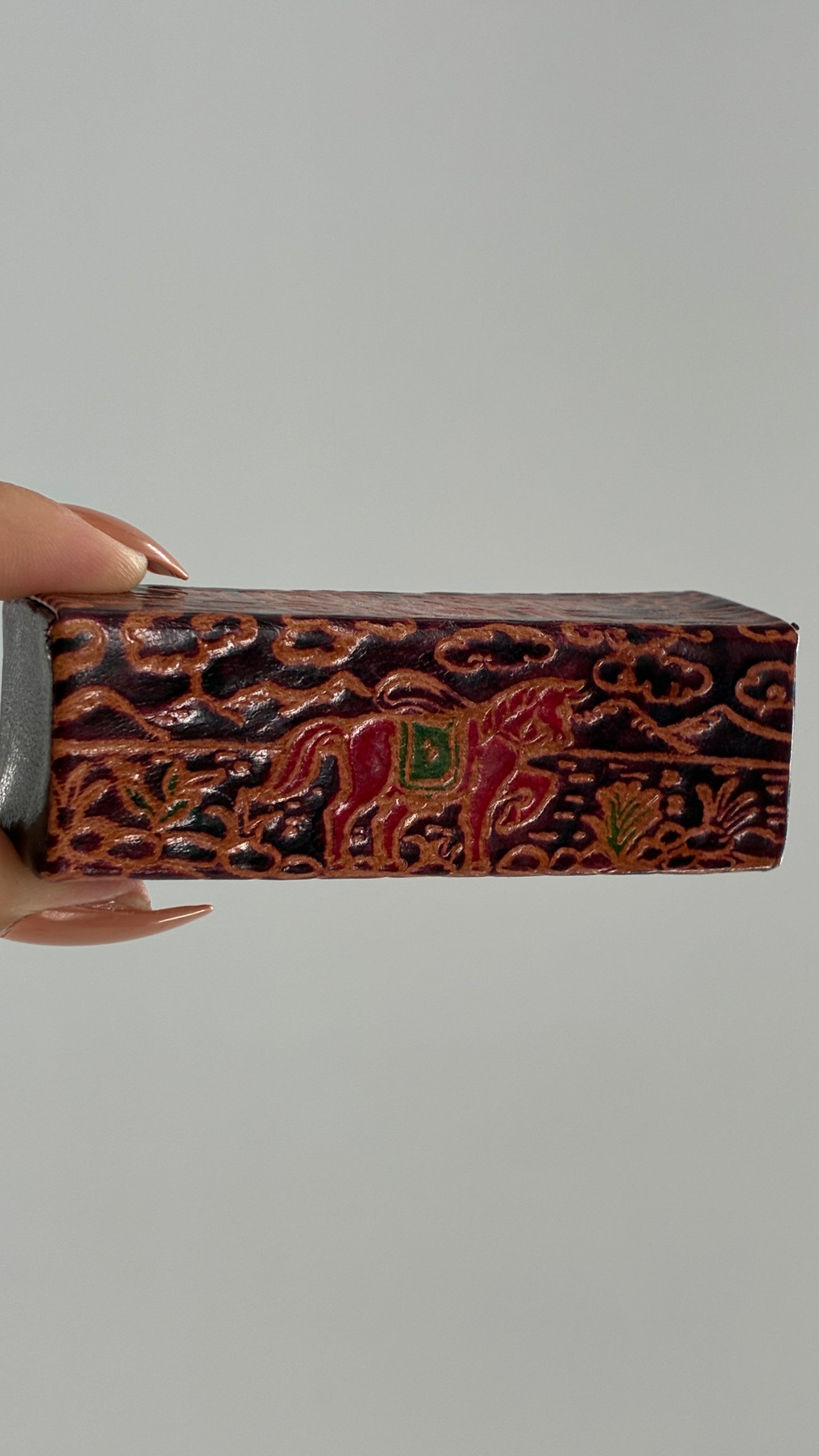 Vintage 1980s I ♥️ NEW YORK Leather Lipstick Case