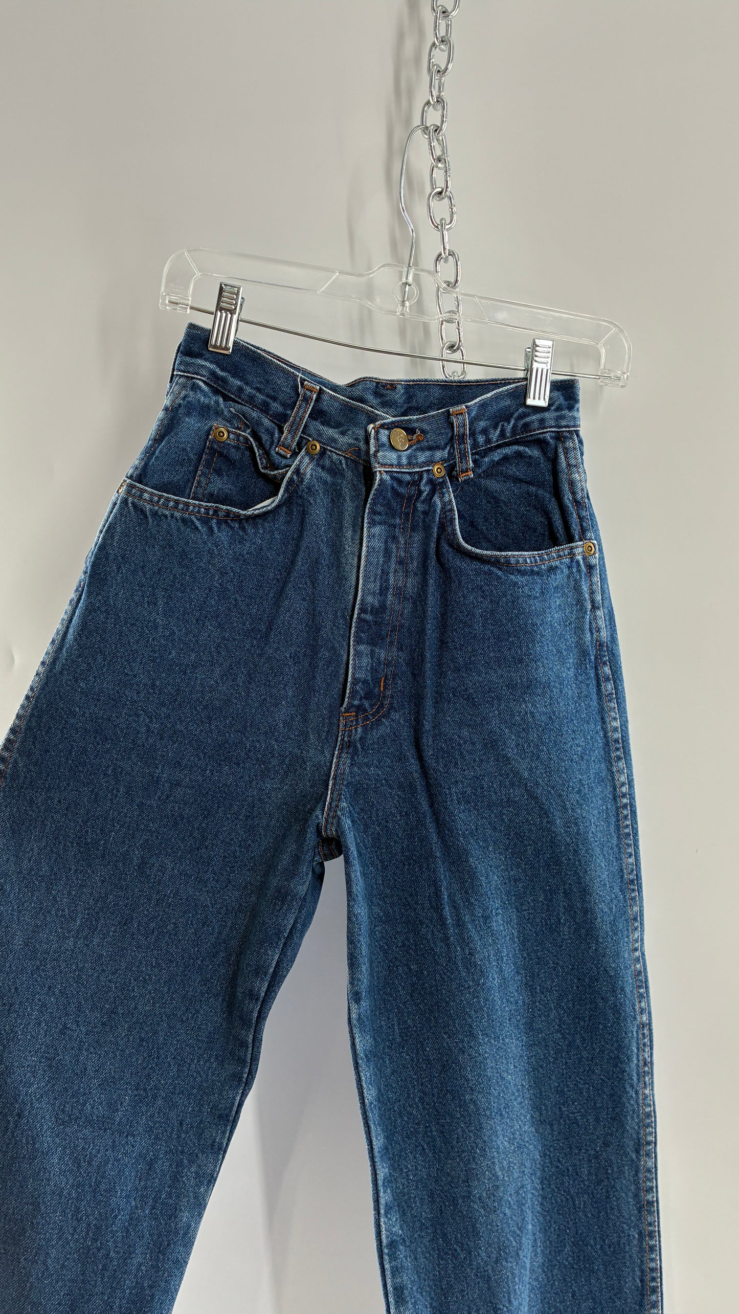 Vintage 1980s CHIC Ultra High Waisted Jeans (5Tall)