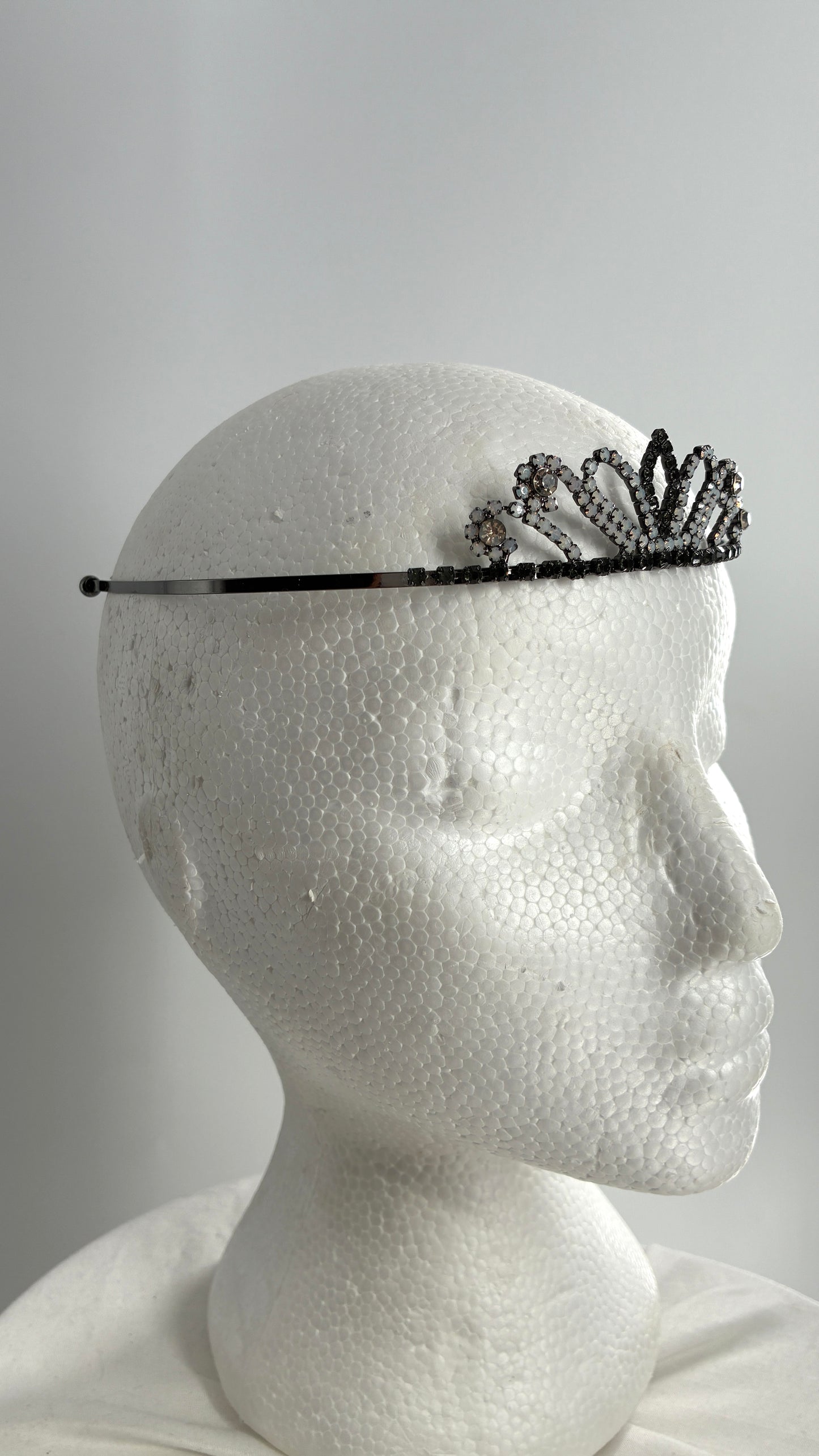 Free People Metal Rhinestone Tiara Headband