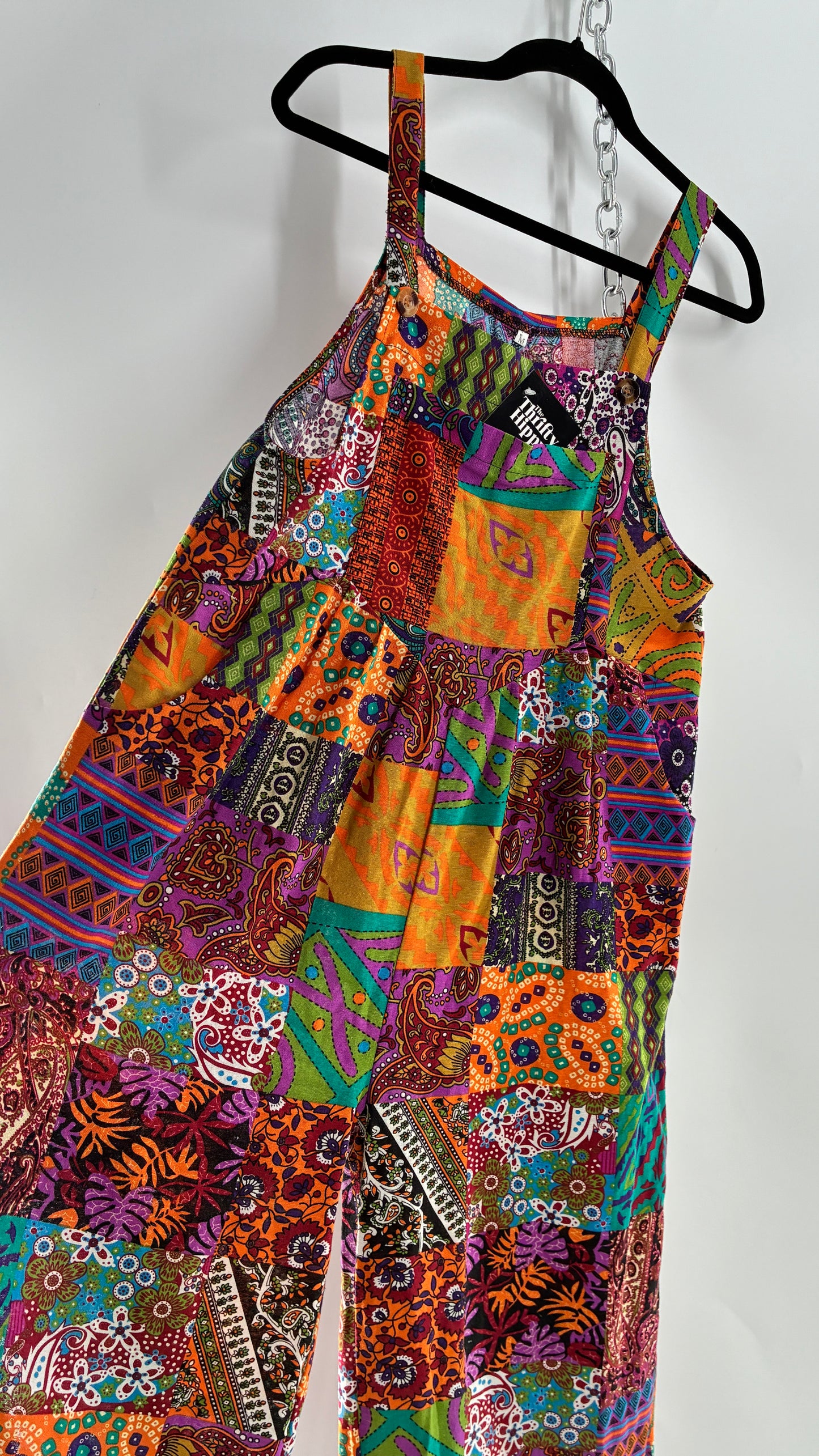 Vintage Patchwork Jumpsuit (Medium)