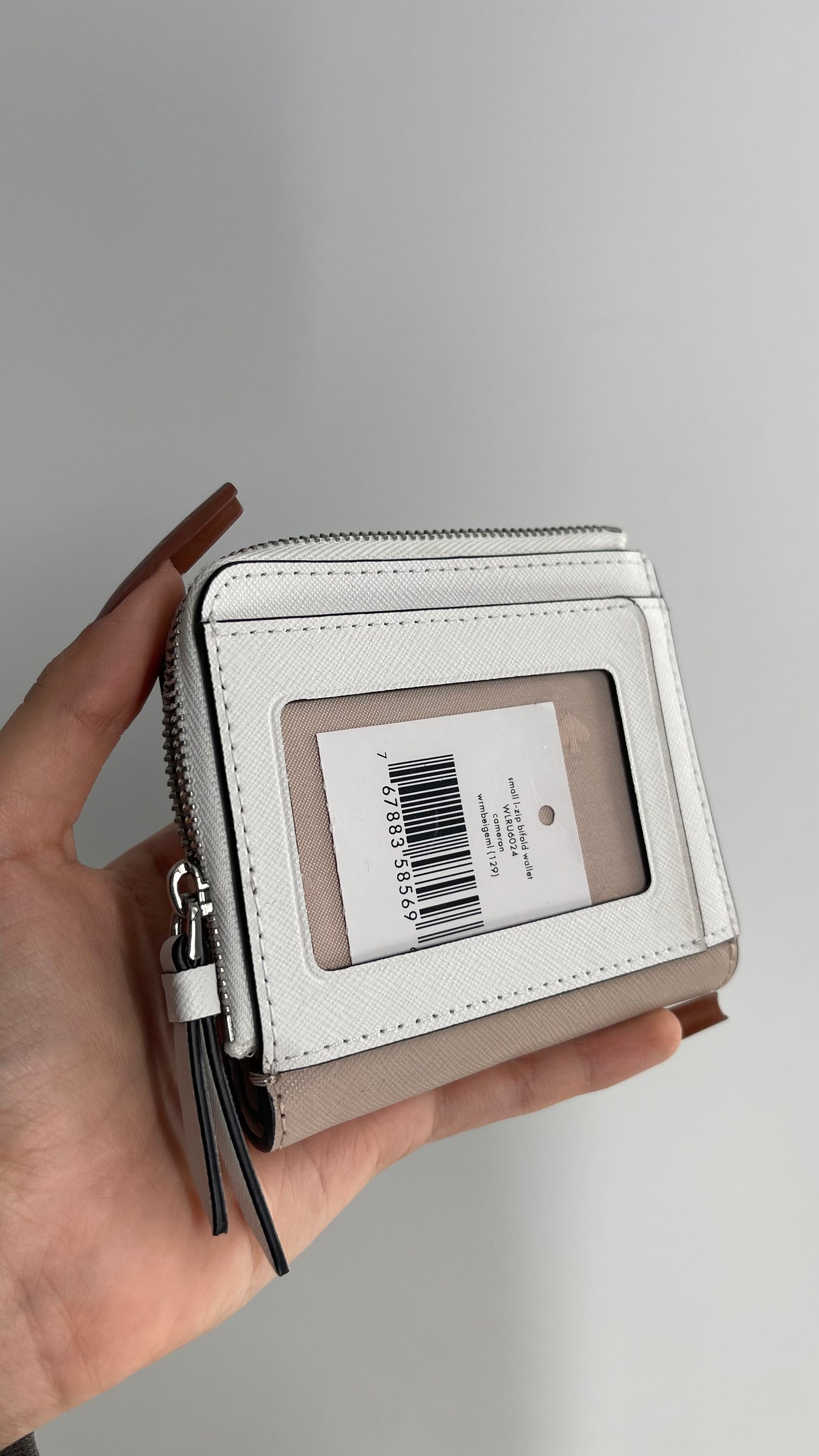 Kate Spade Tan and White Wallet with Tags Attached