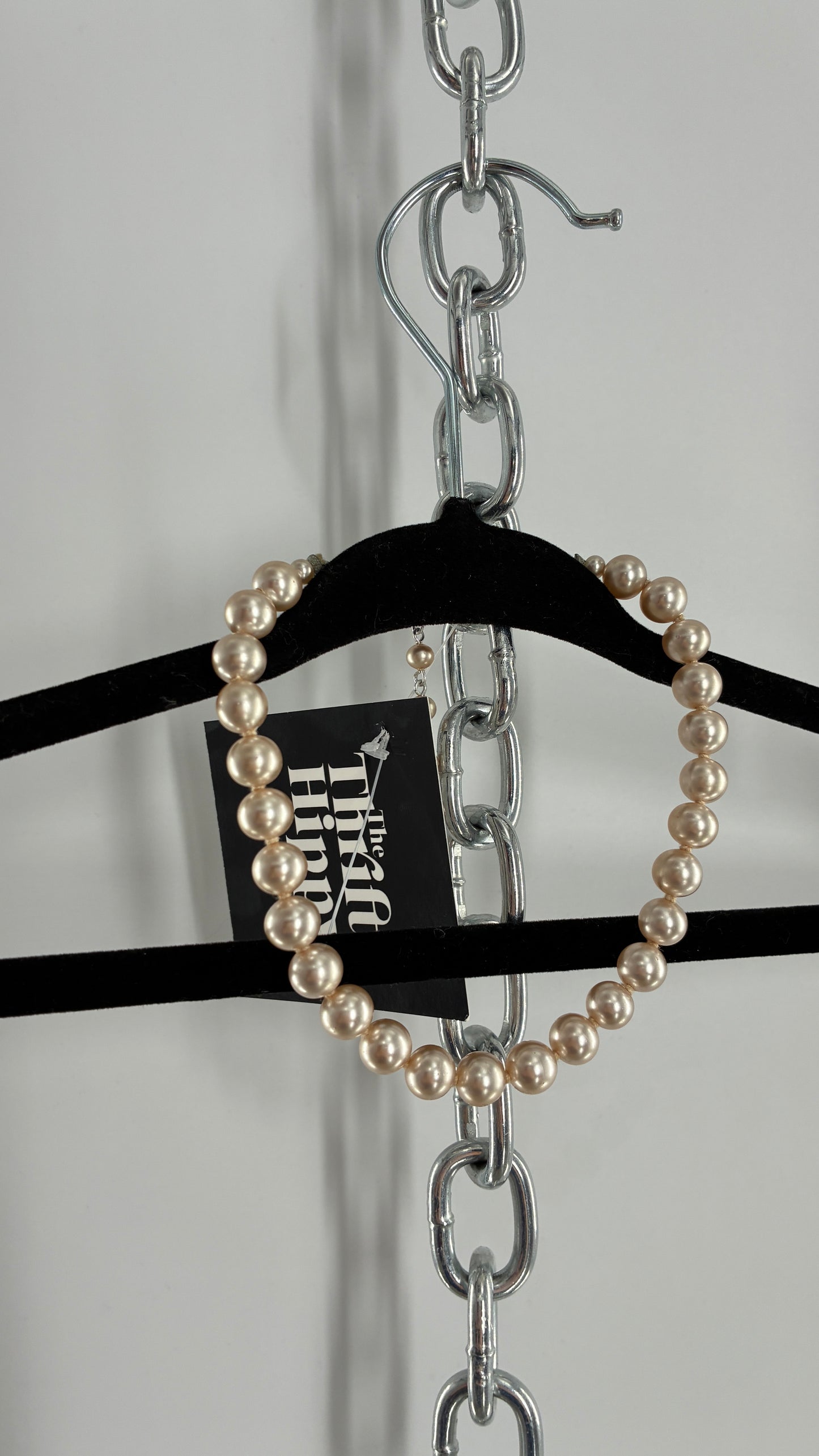 Vintage Pearl Choker Necklace