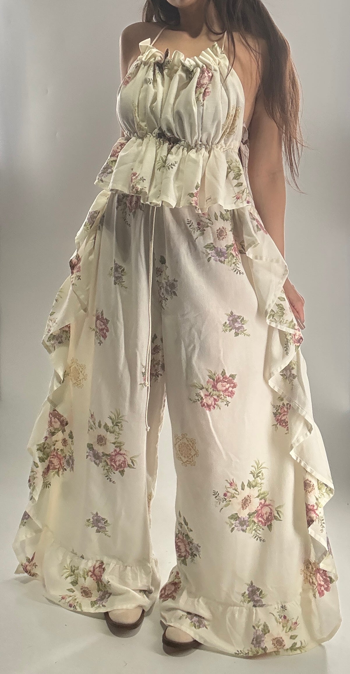Vintage Handmade Floral Two Piece Set (XS-XL)