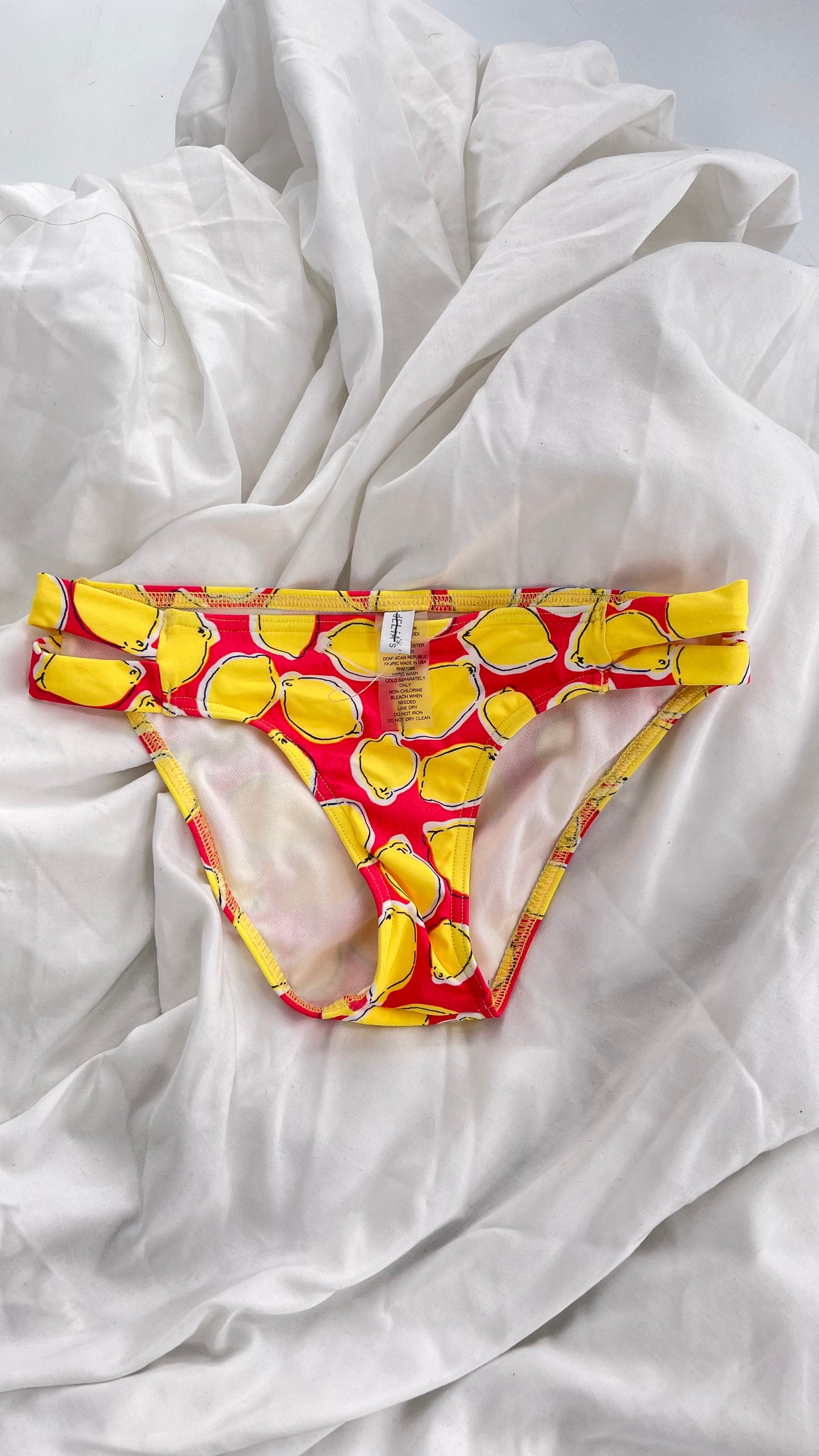 dELiA’s Lemon Bikini Bottoms (XS)