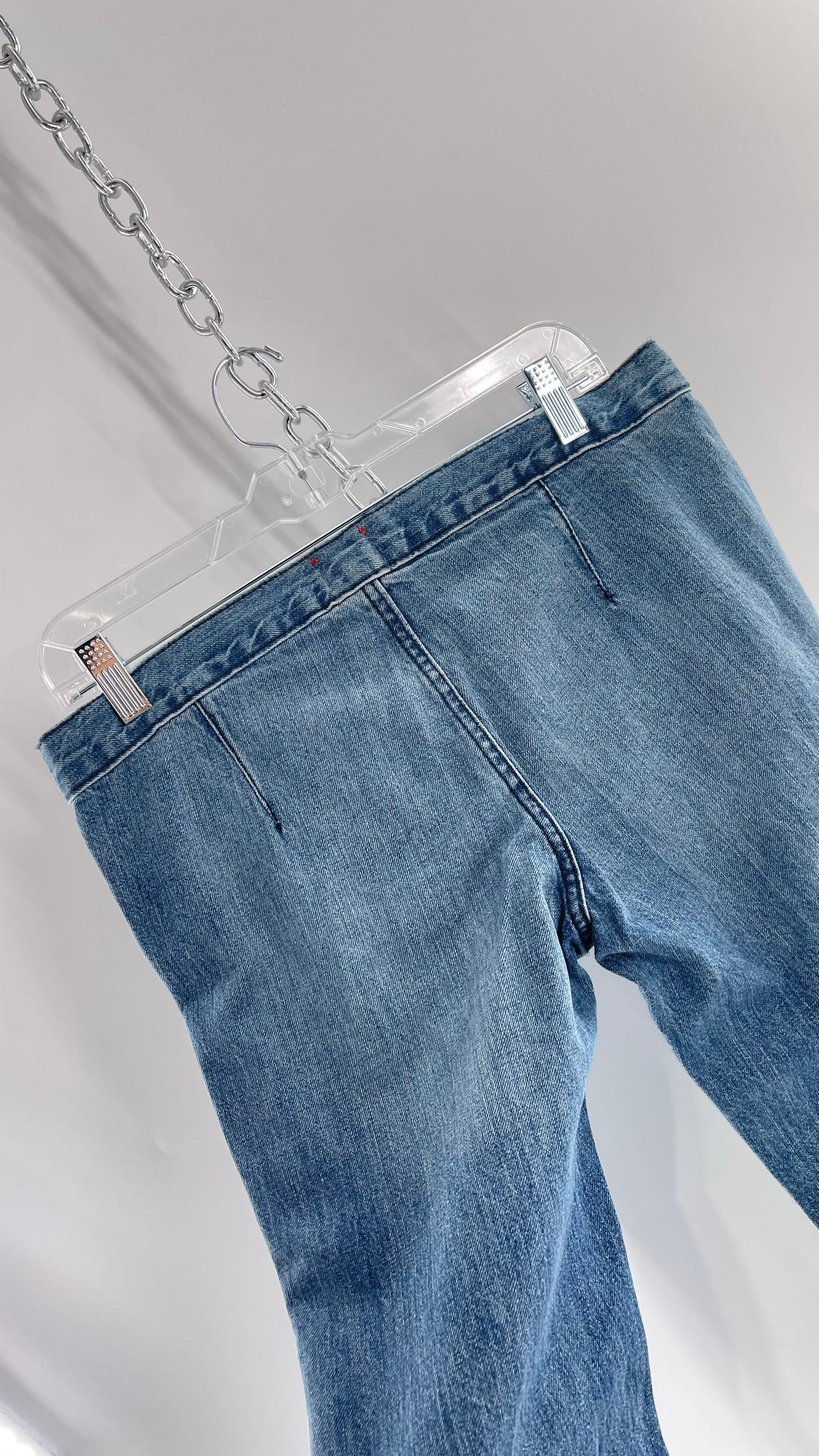 BDG Jeans Medium Wash Low Waisted Kickflares (27)
