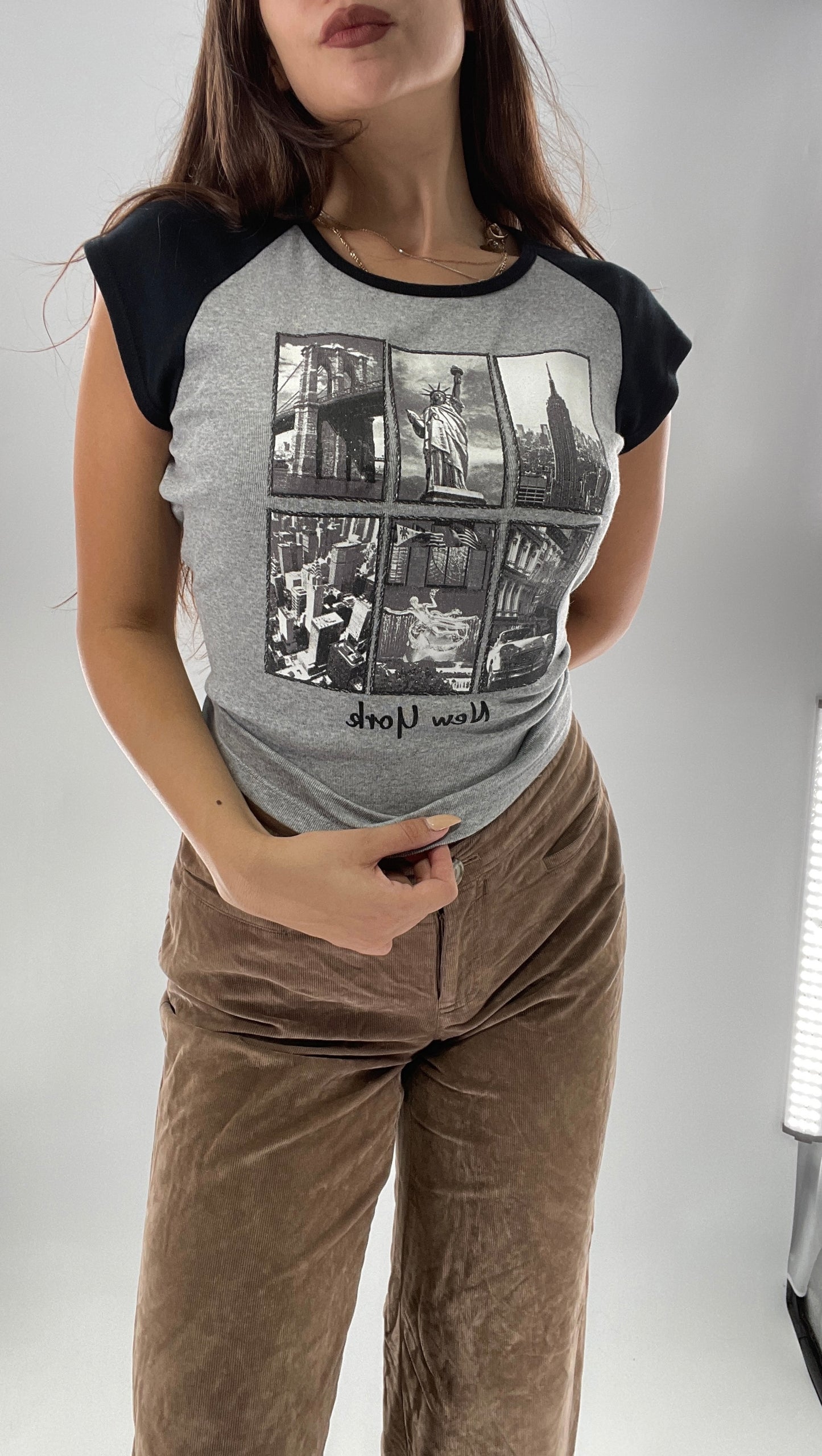 Deadstock 1990s Vintage Kavio! New York Glitter Baby T (XL)