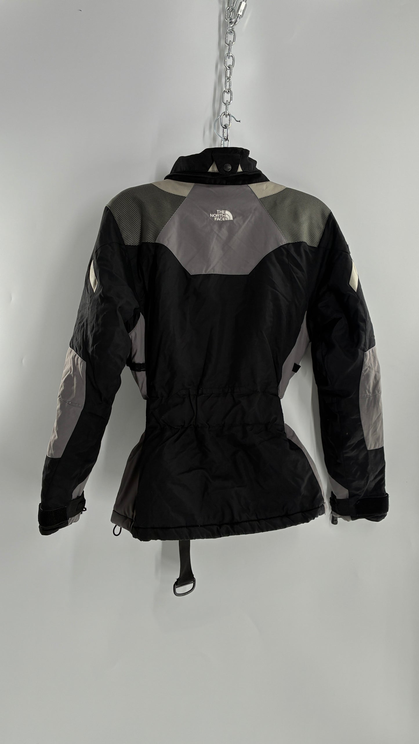 Vintage The North Face Steep Tech Women’s Waist Cinching Belted Ski Style Jacket (Medium)