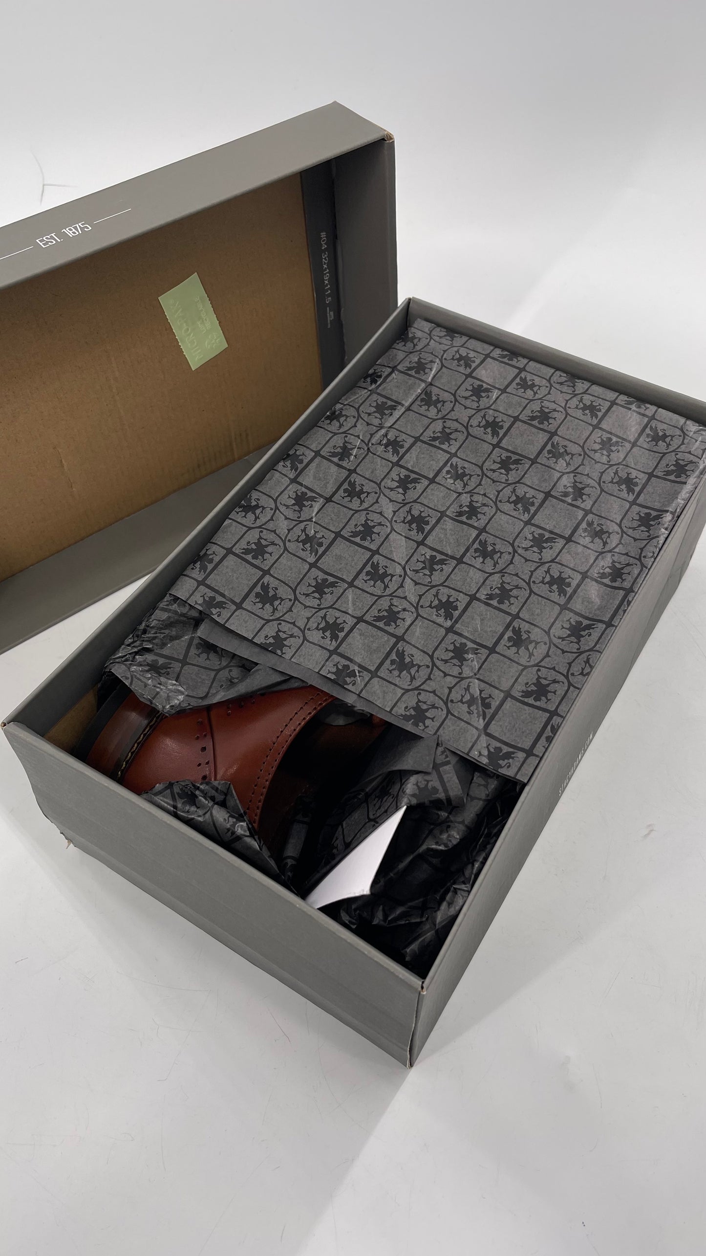 Stacy Adam’s Cognac Leather Brown MacArthur Oxford Dress Shoes (9)