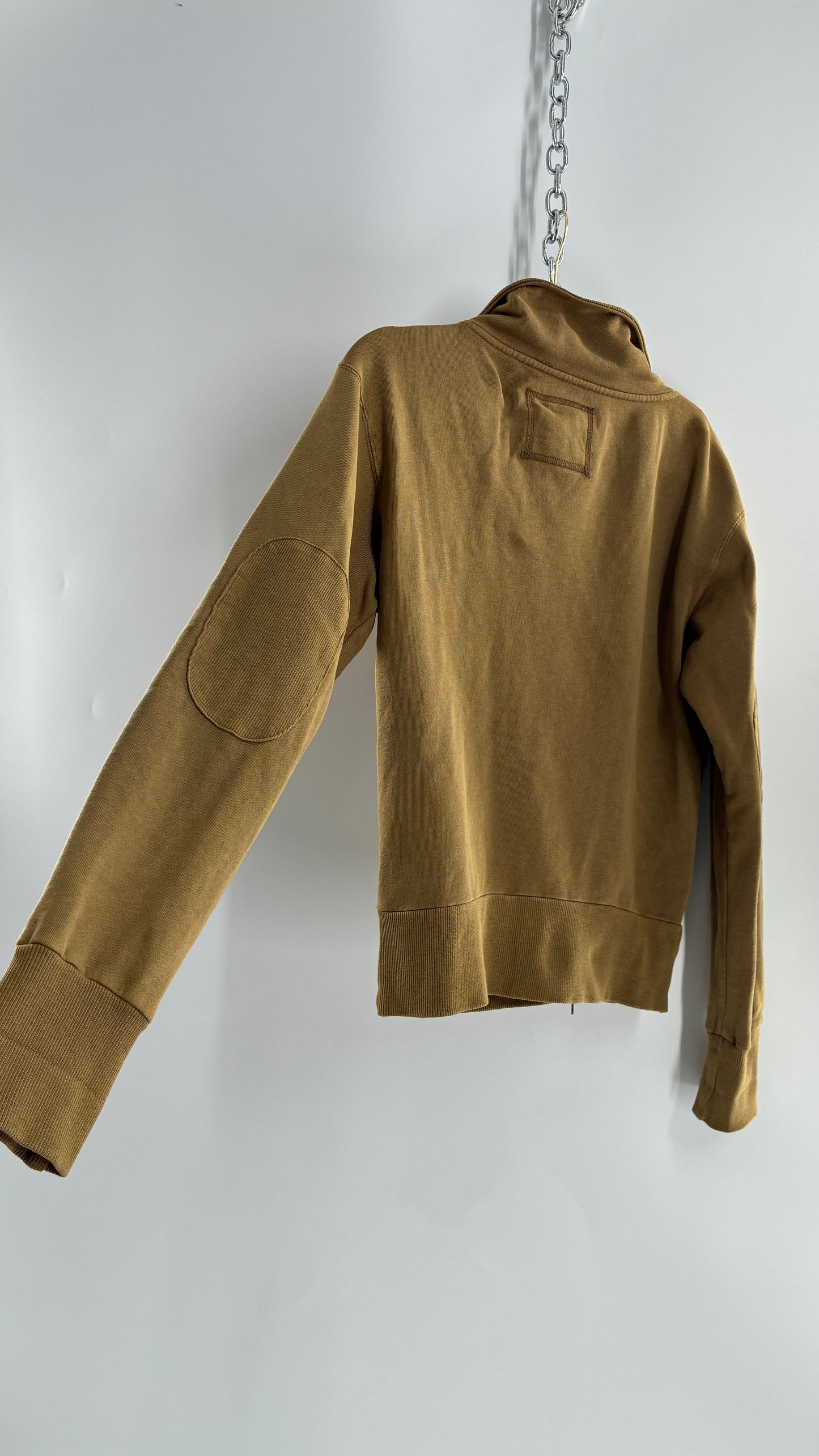 Vintage Cabela’s Tan Zip Front with Patch Details and 2000s Graphic (Large)