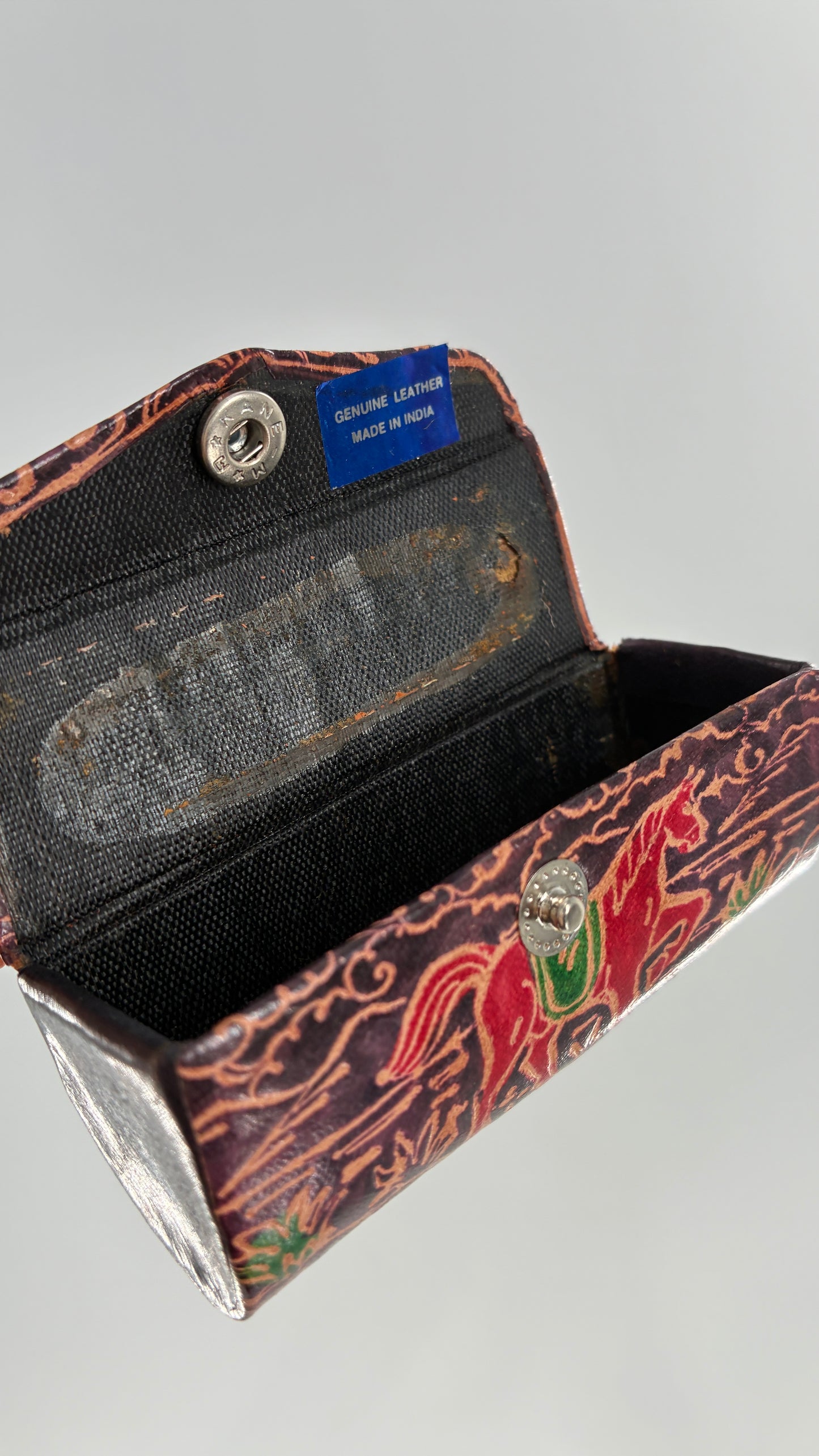Vintage 1980s I ♥️ NEW YORK Leather Lipstick Case