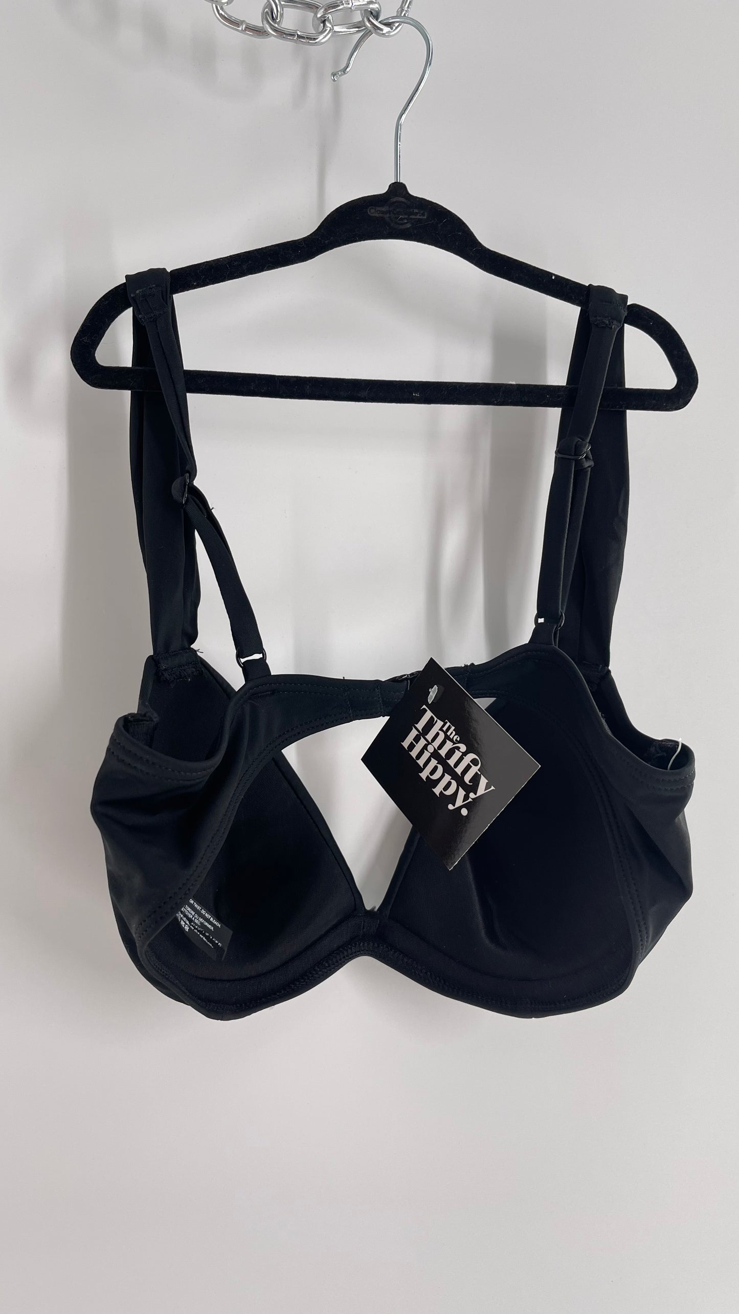 Urban Outfitters Out From Under Black Underwire Swim Top (Medium)