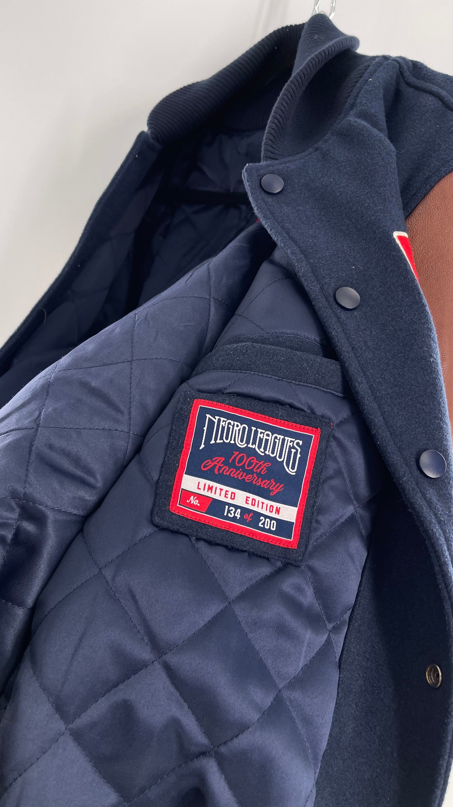 100th Anniversary Negro League Varsity Jacket (XL)
