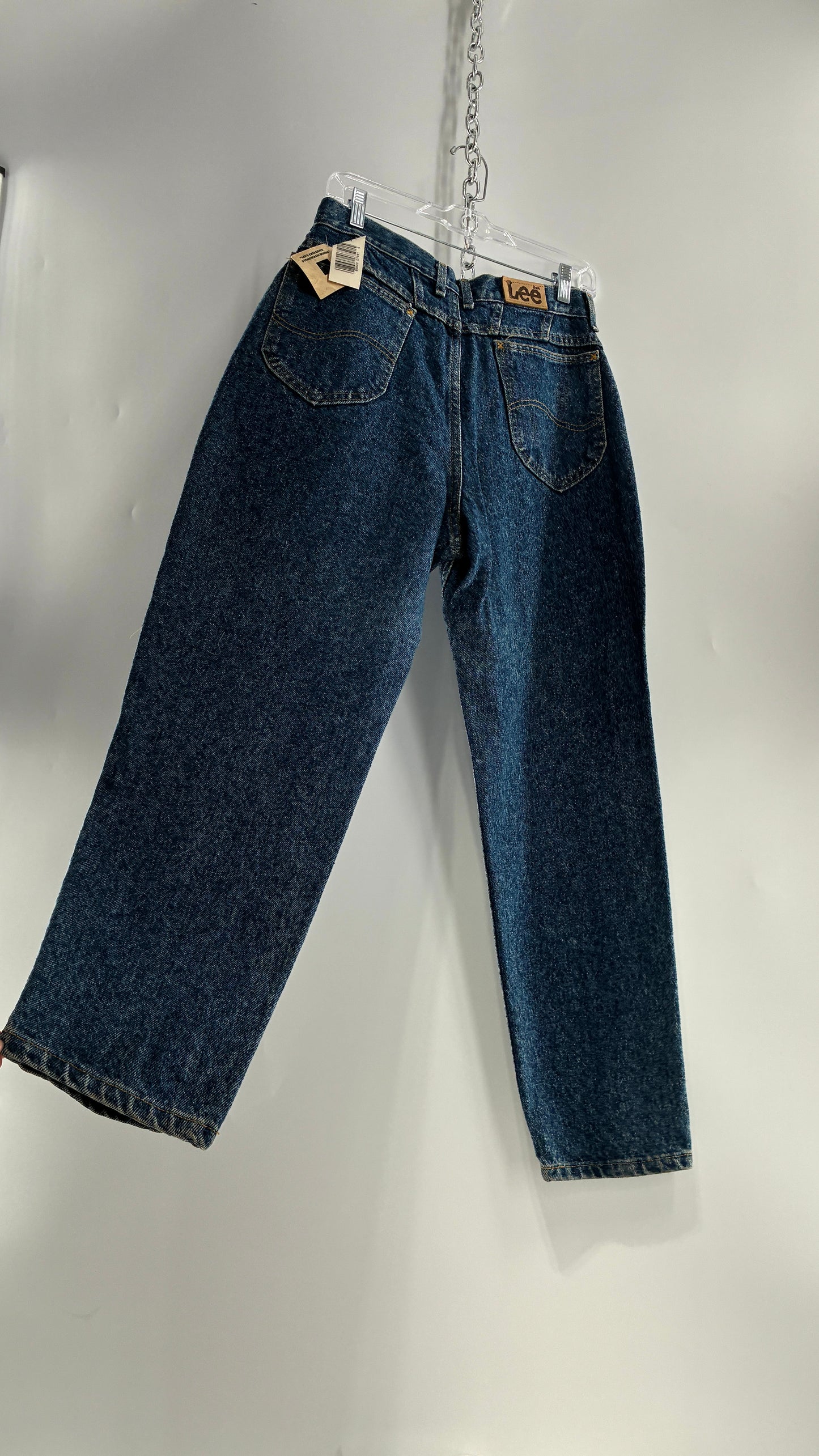 Deadstock Vintage 1980s Lee Stone Wash Mom Jean (12P)