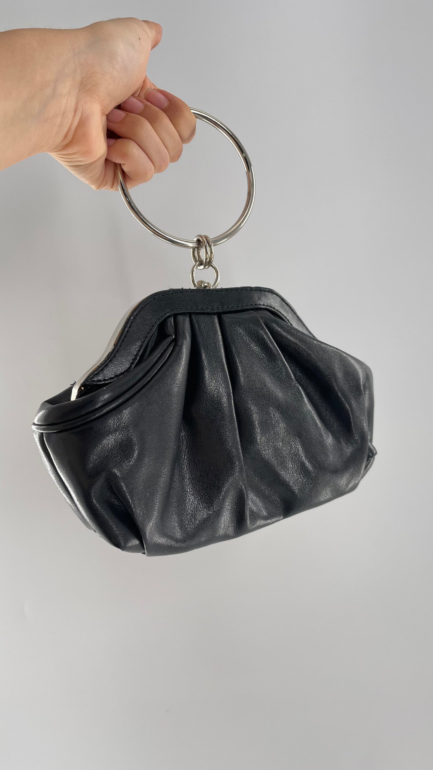 ALDO Black Leather Mini Purse