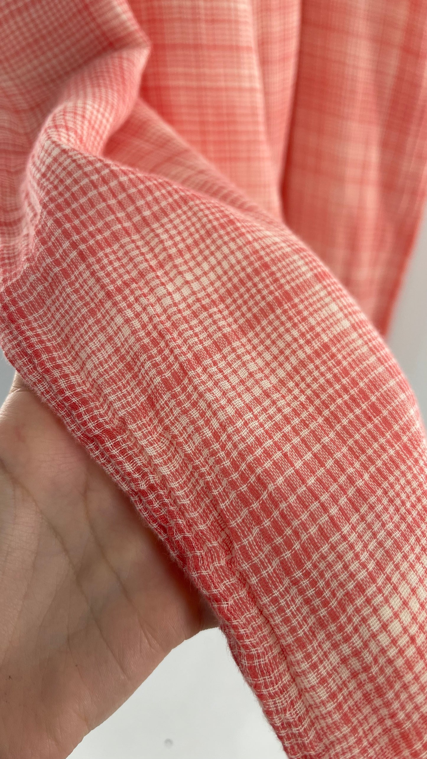 Urban Outfitters Gingham Plaid Red Picnic Jumpsuit (Large)