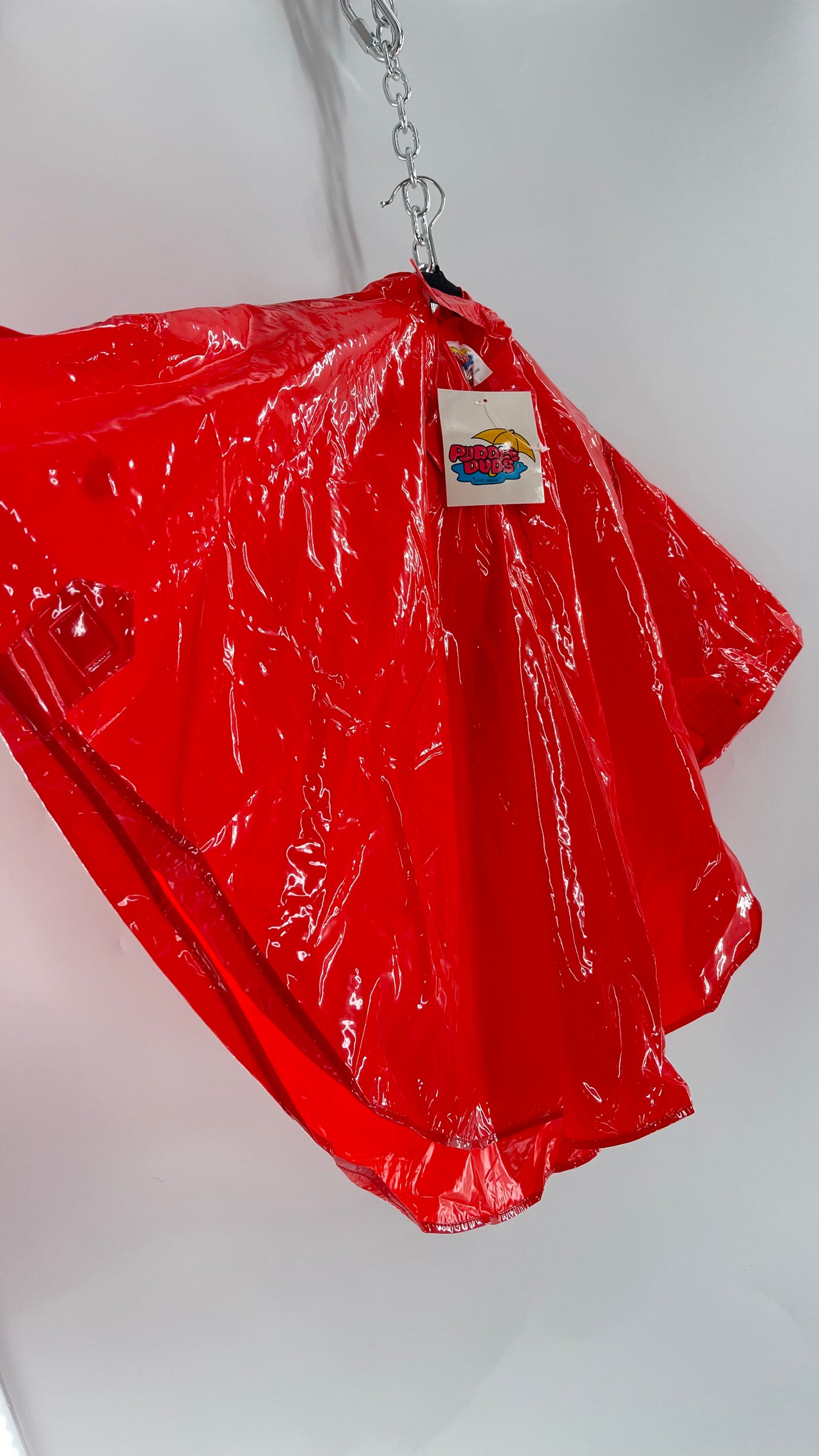 Deadstock Vintage Puddle Duds Puppy Rain Poncho with Dog Hood and Floppy Ears ‘90s (One Size)