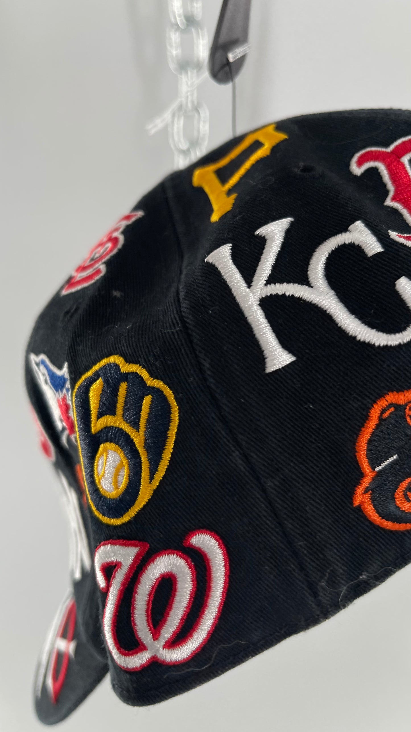 MLB Black Logo Baseball Hat