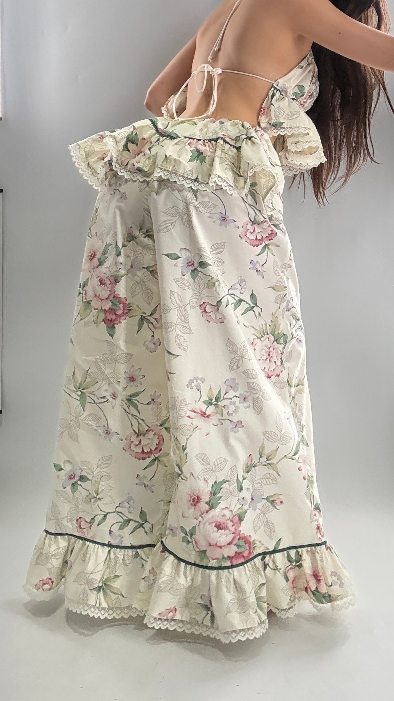 Vintage Floral Handmade Two Piece Play Set (XS-M)