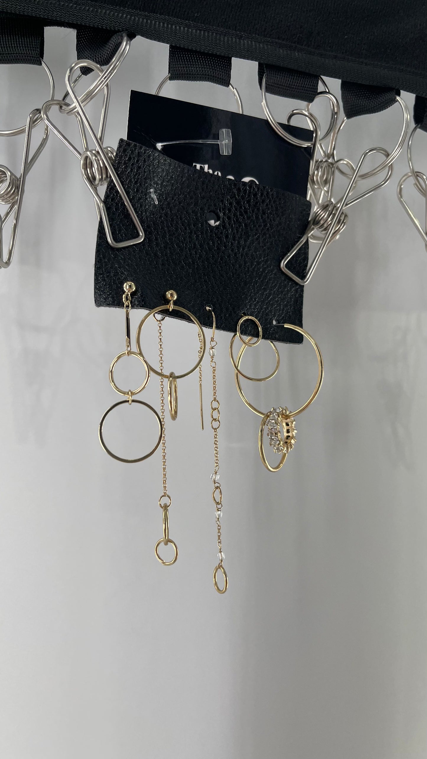 Free People Mix and Match Delicate Gold Loop + Hoop Earring Set