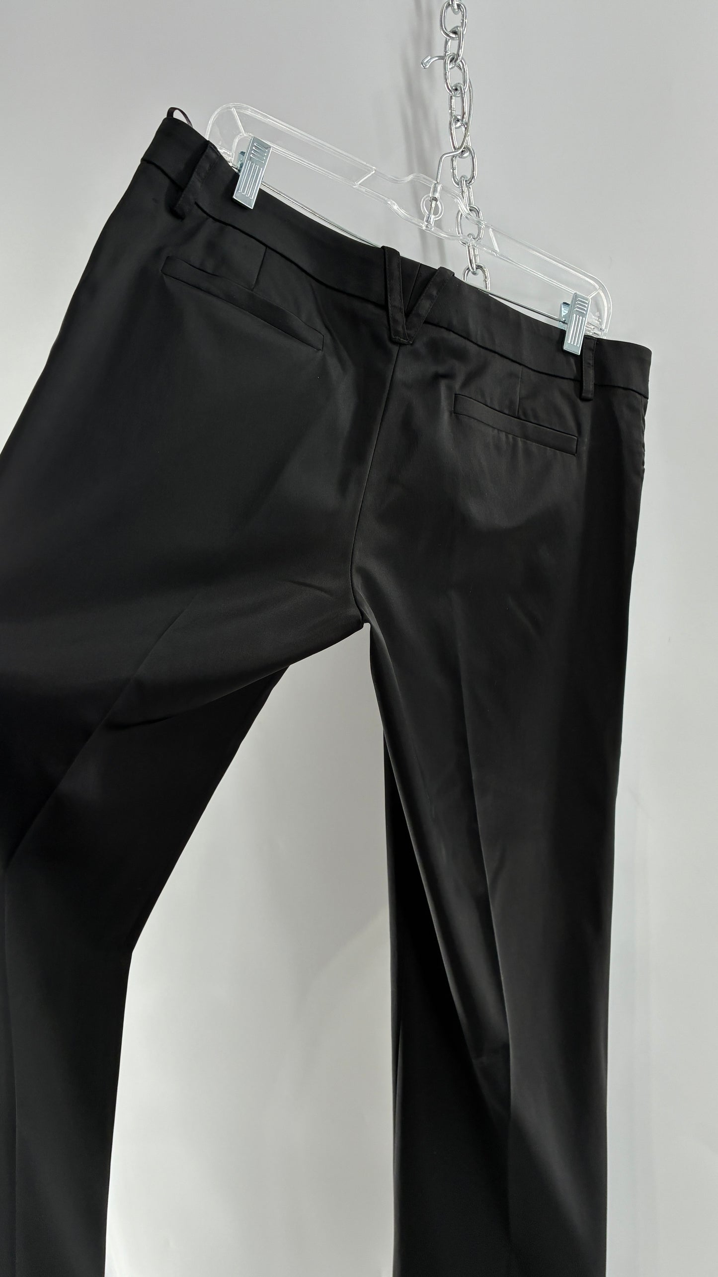 Vintage VERSACE Black Pleated Low Waisted Trouser (46/12)