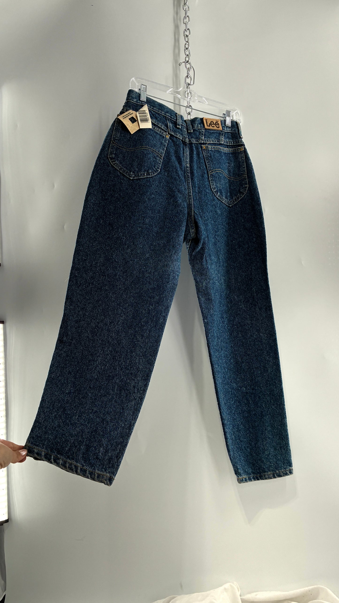 Deadstock Vintage 1980s Lee Stone Wash Mom Jean (12P)