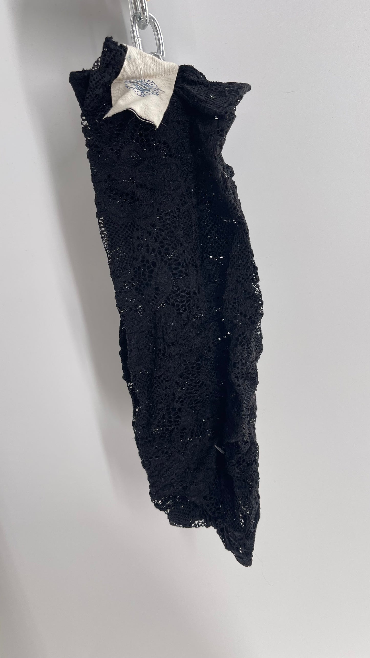 Free People Black Lace Socks