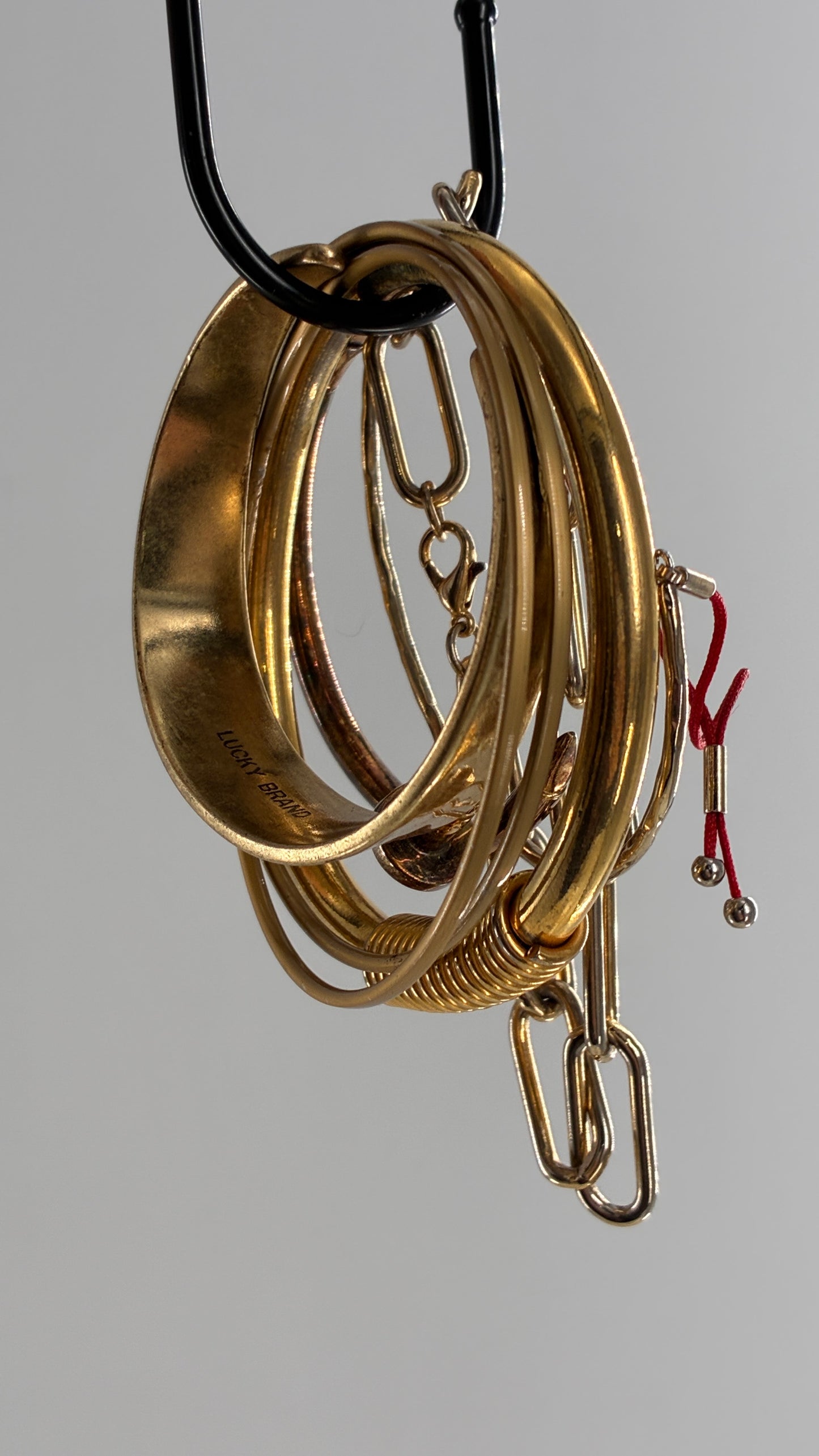 Vintage Set of Gold Bangles and Bracelets