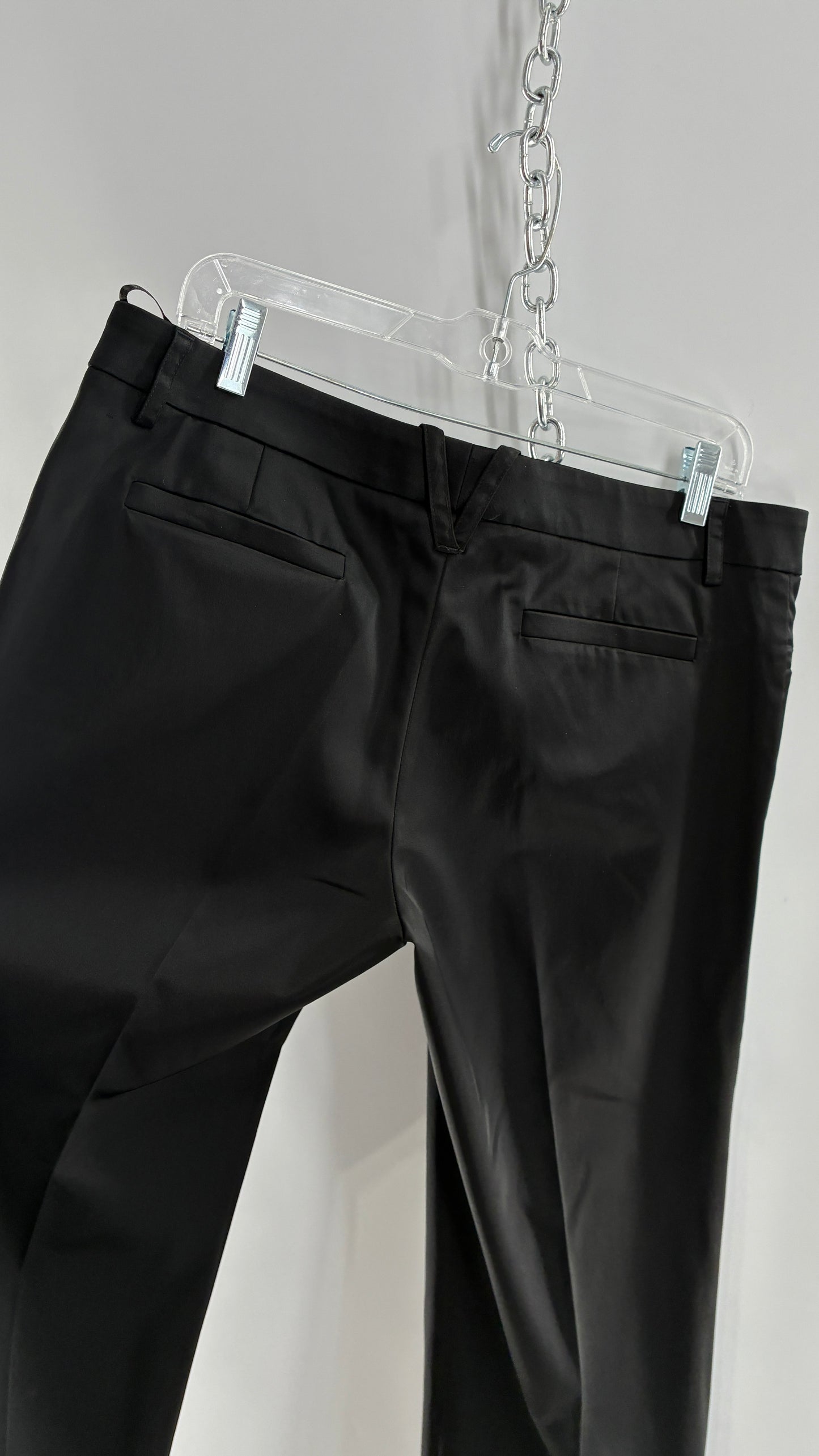 Vintage VERSACE Black Pleated Low Waisted Trouser (46/12)