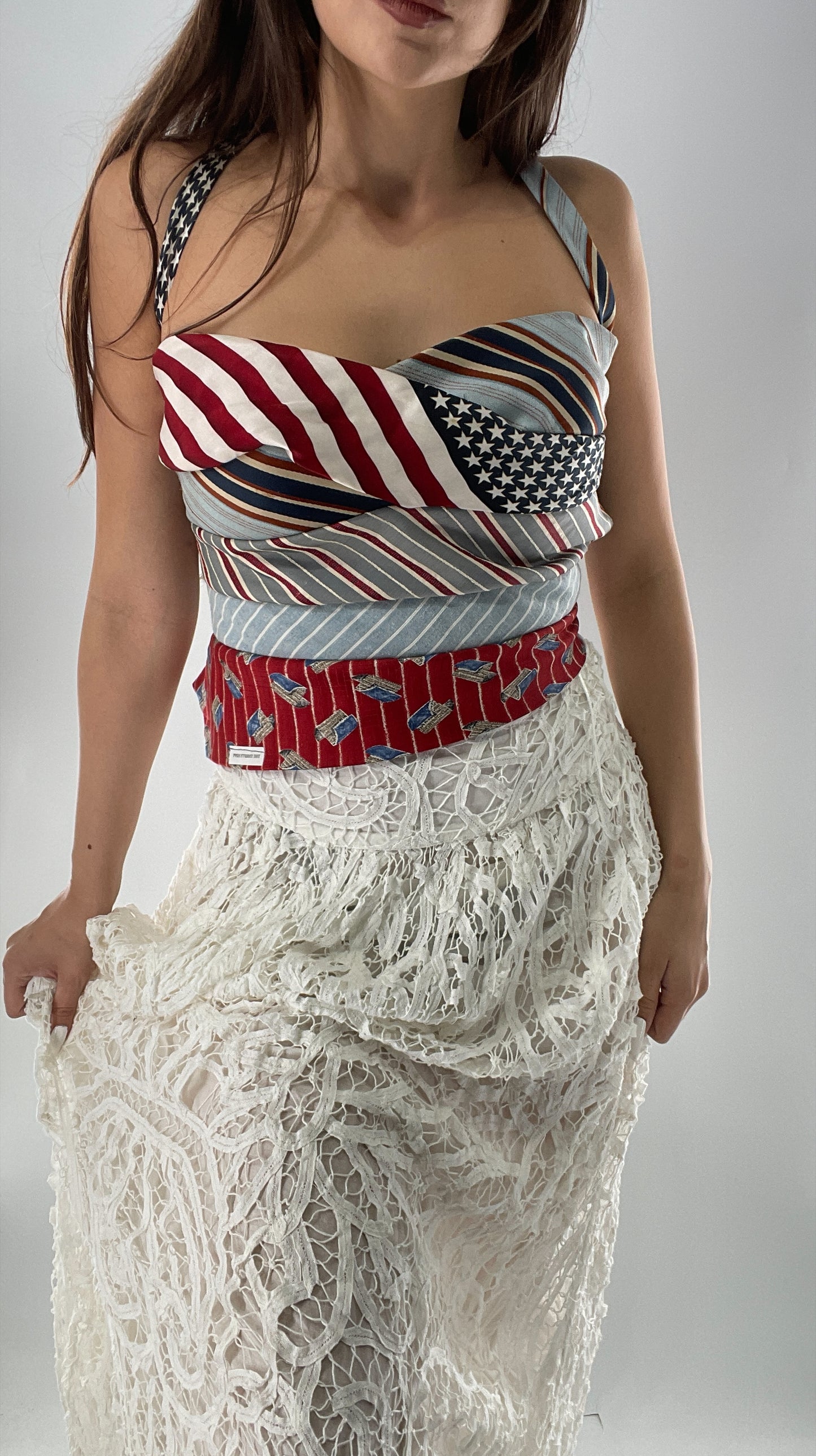 All Tied Up Custom Fourth of July (One Size)