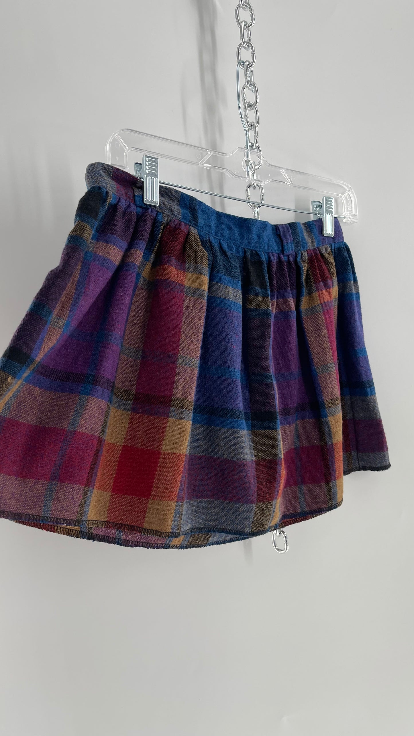 Urban Outfitters Urban Renewal Plaid wool Skirt with Tags Attached (XS)
