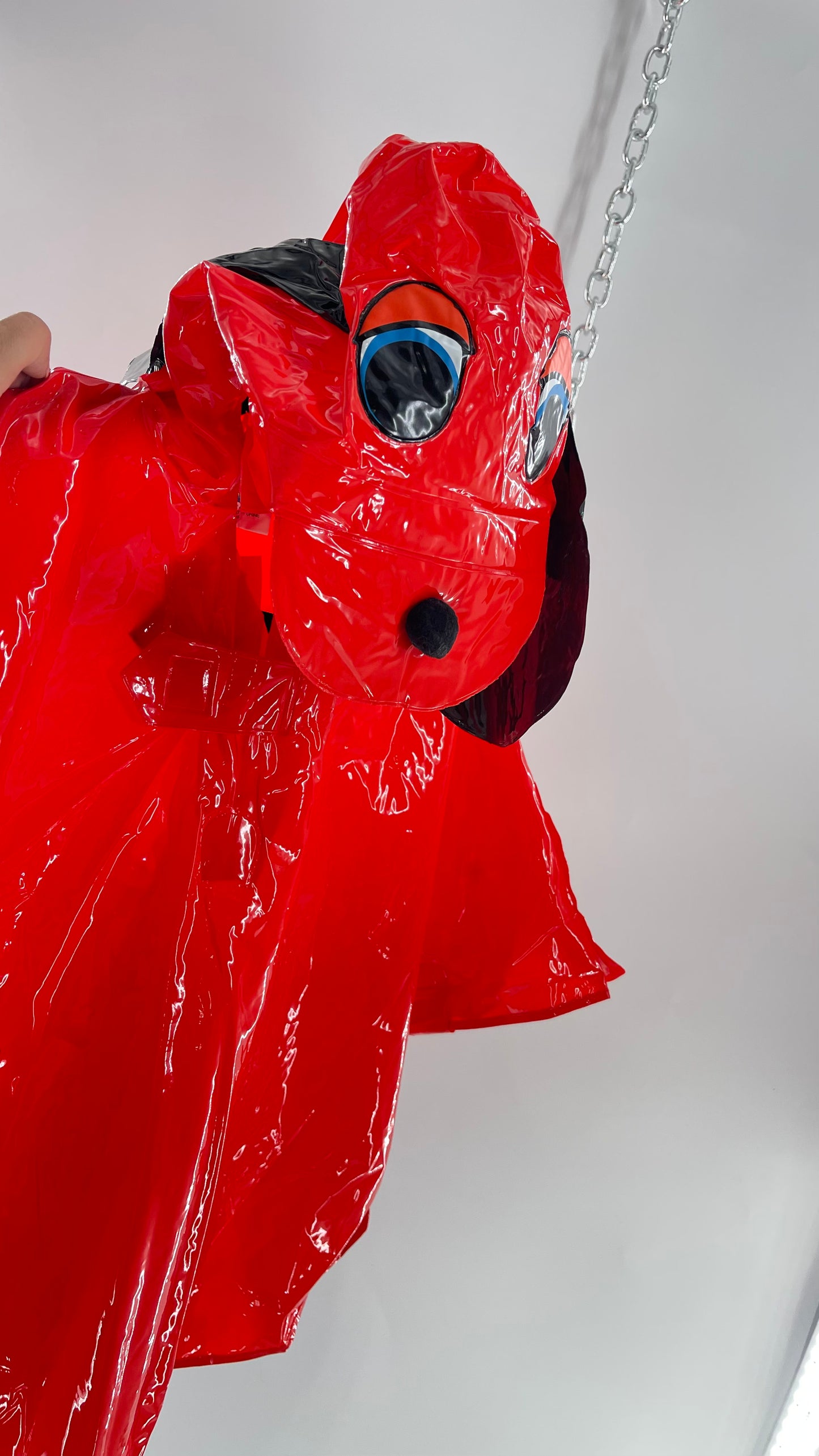 Deadstock Vintage Puddle Duds Puppy Rain Poncho with Dog Hood and Floppy Ears ‘90s (One Size)