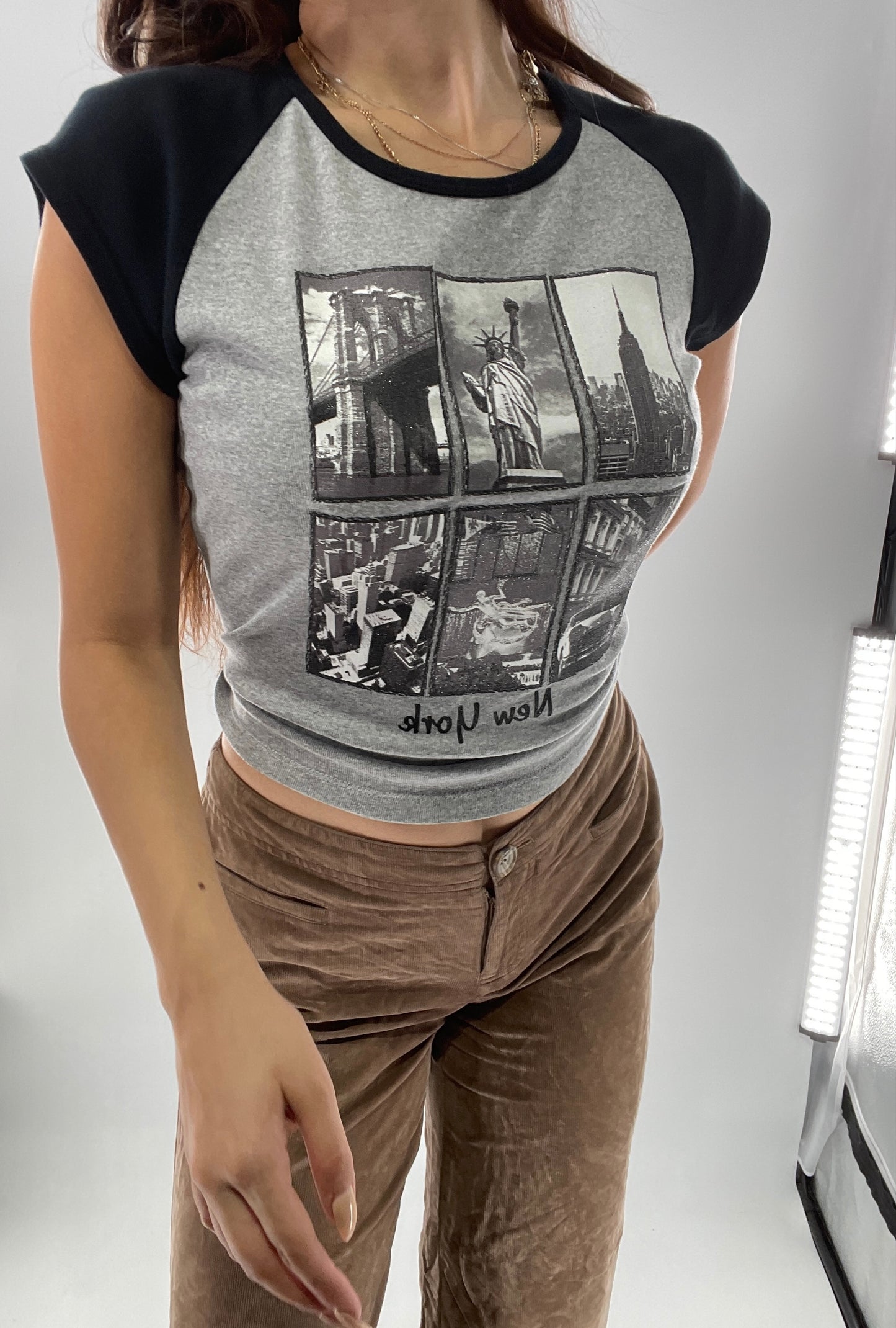 Deadstock 1990s Vintage Kavio! New York Glitter Baby T (XL)
