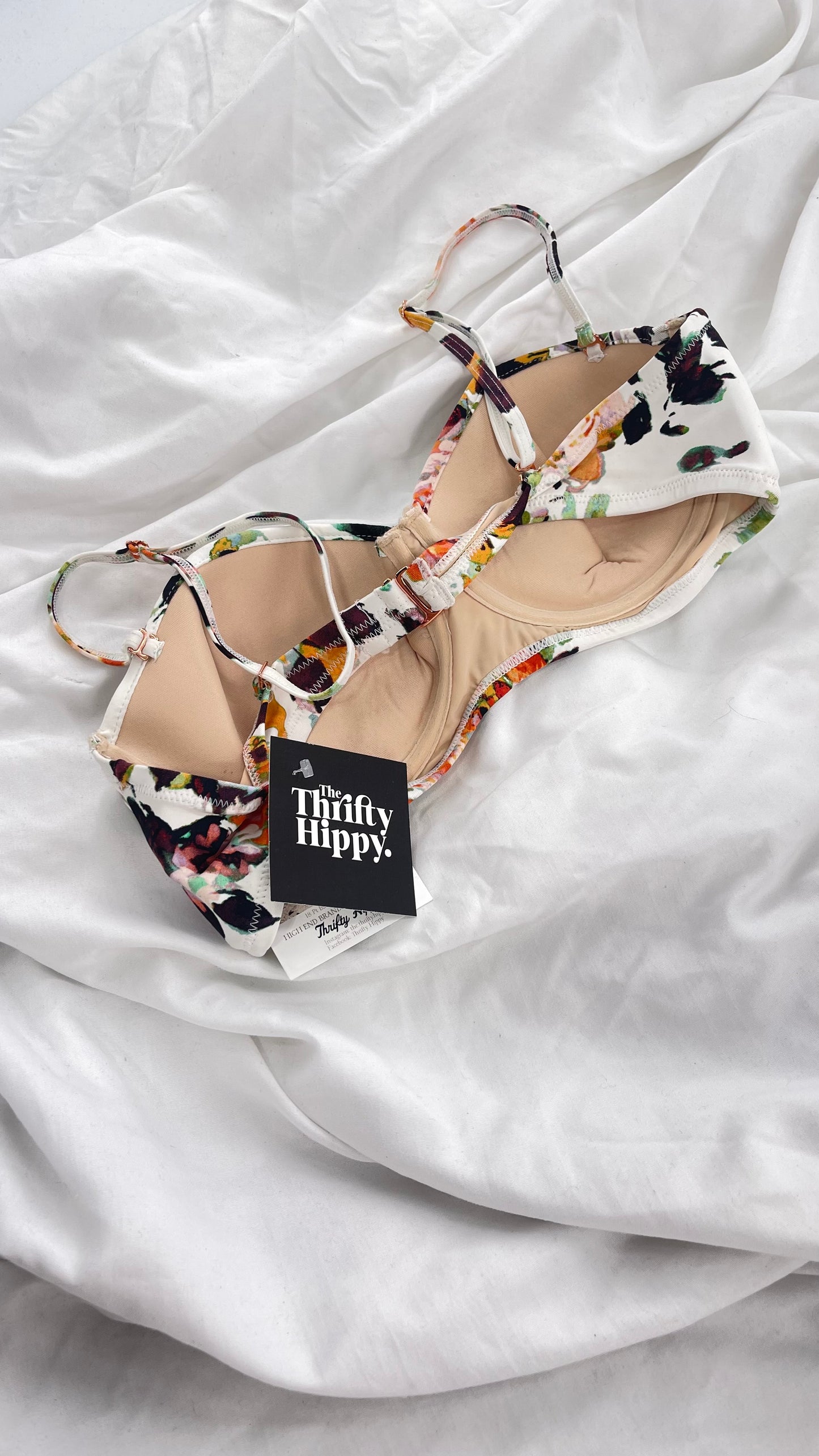 Anthropologie Sea Folly Floral Underwire Top (34D)