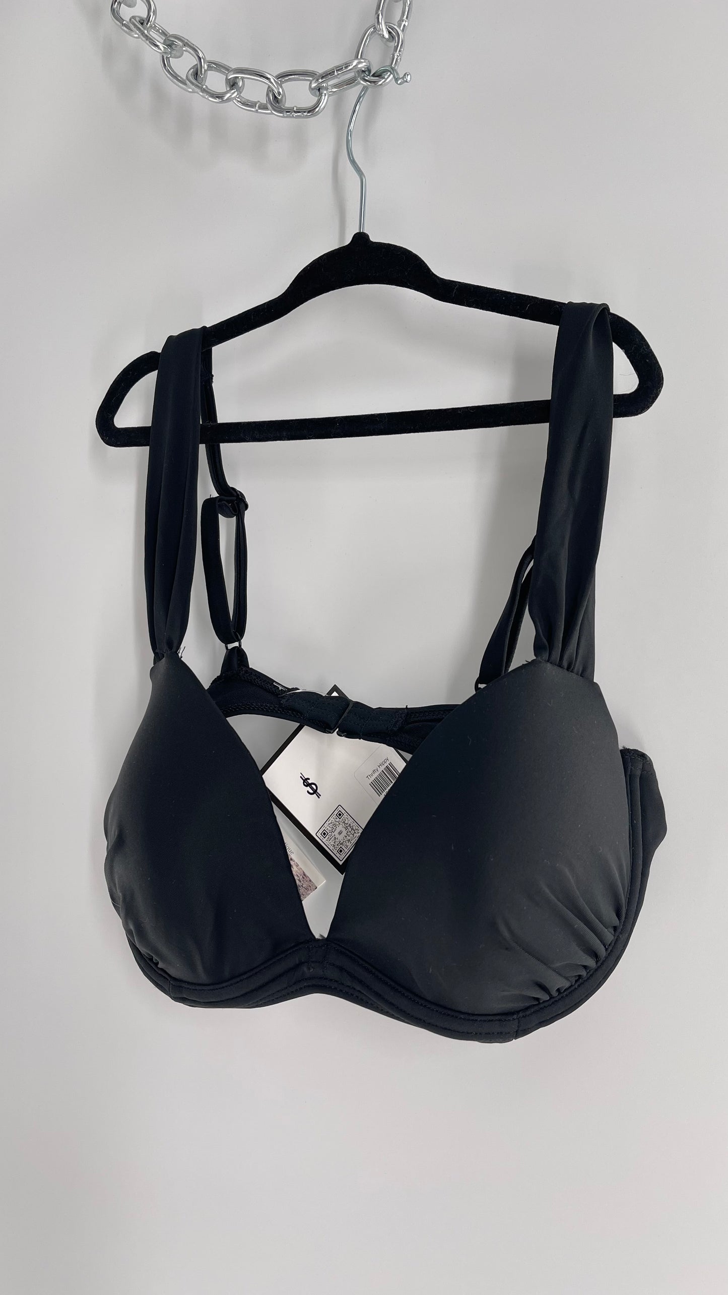 Urban Outfitters Out From Under Black Underwire Swim Top (Medium)