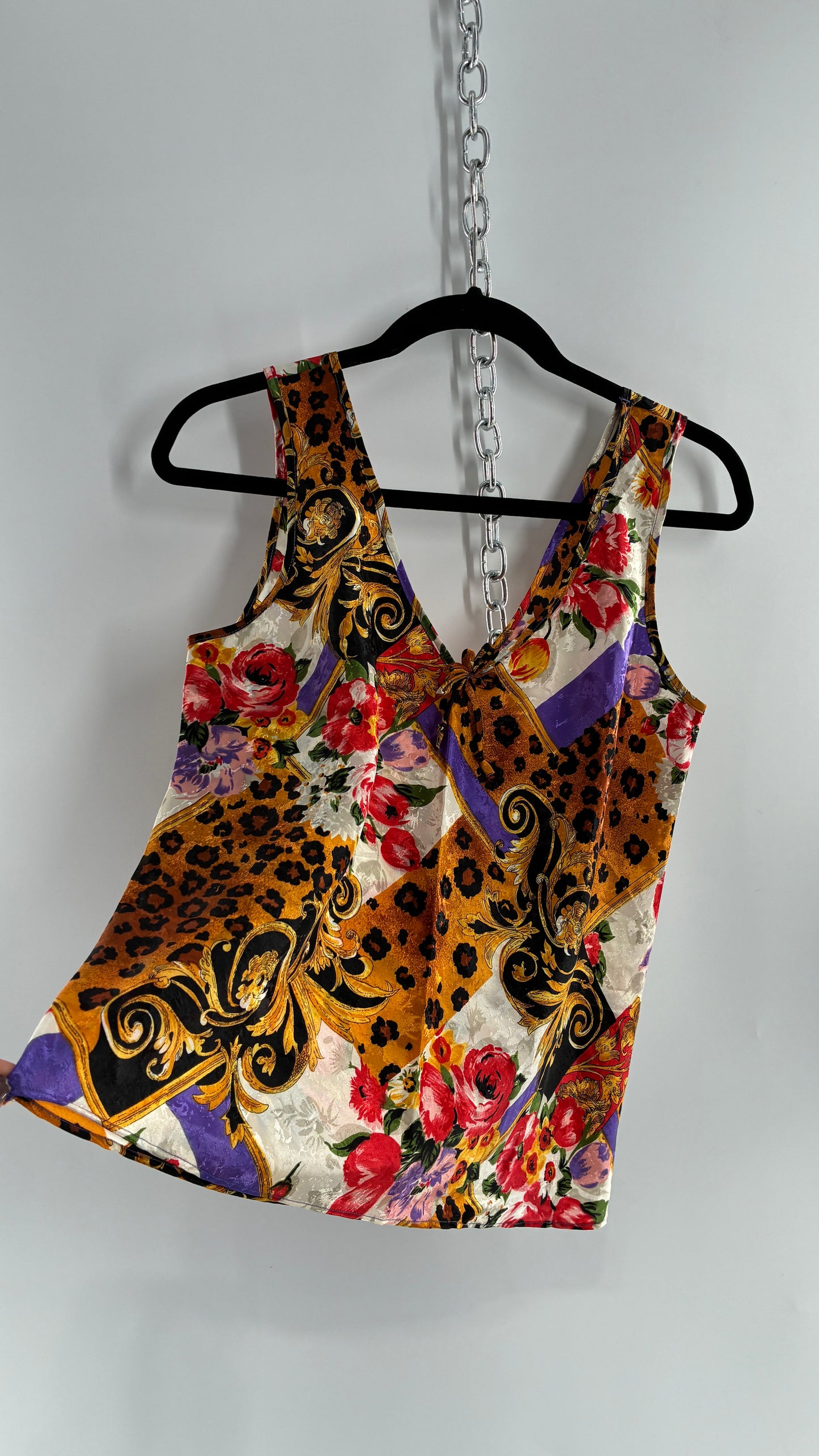 Vintage CORINNA Leopard Patterned Camisole (Medium)