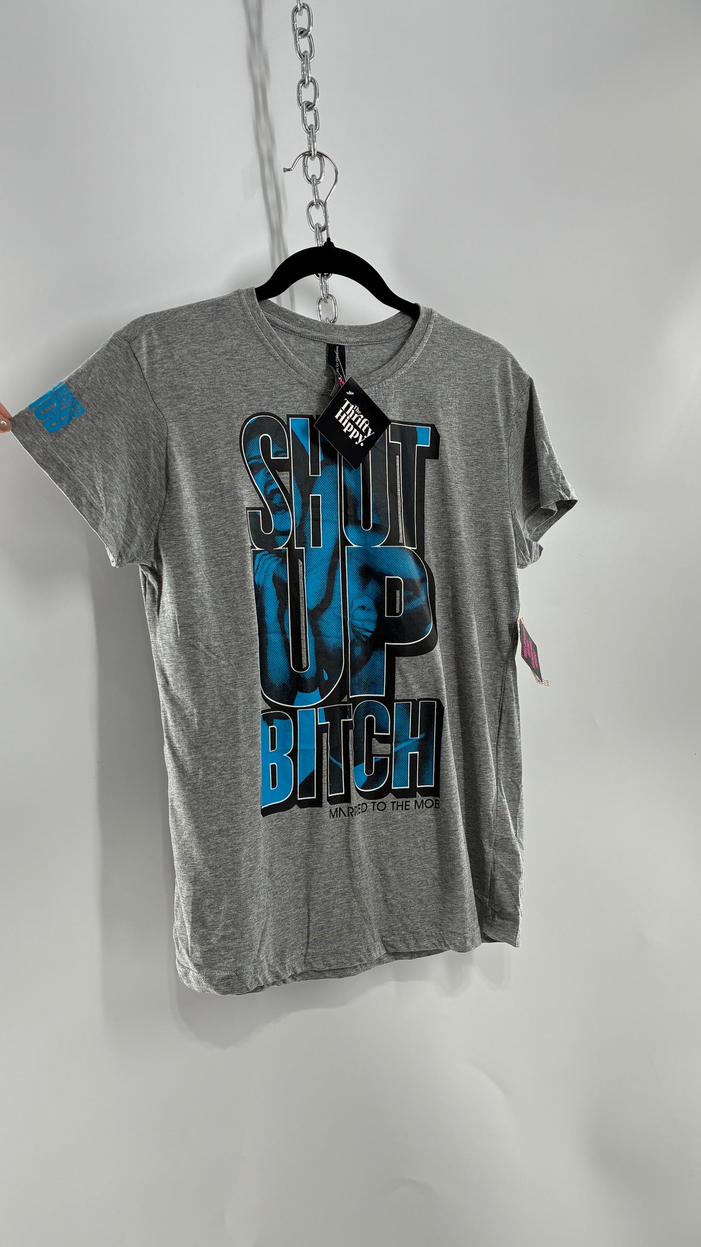 Vintage MARRIED TO THE MOB “Shut Up” T (XL)