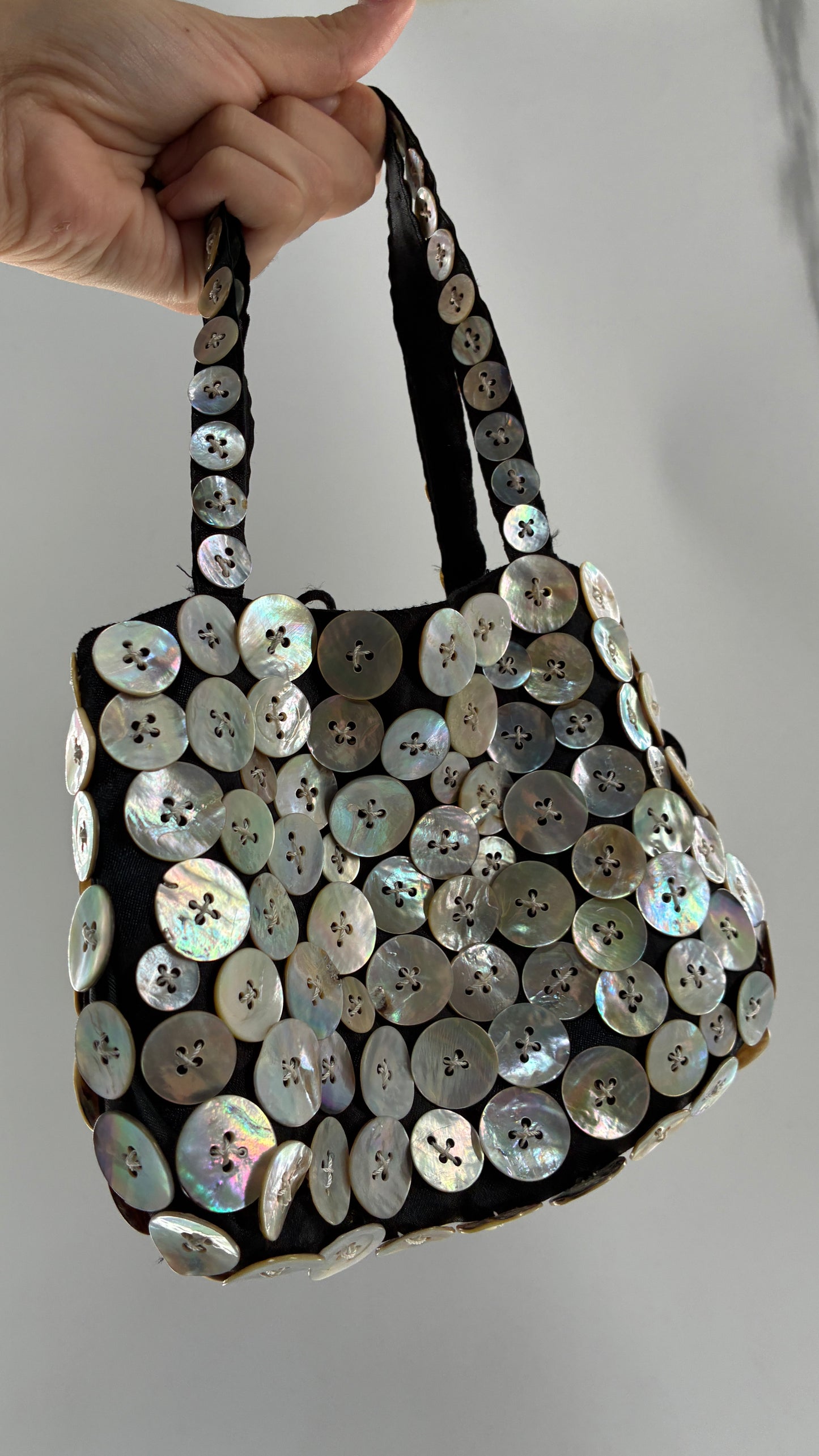 Vintage HIP CHICKS SAIGON Button Itty Bitty Bag