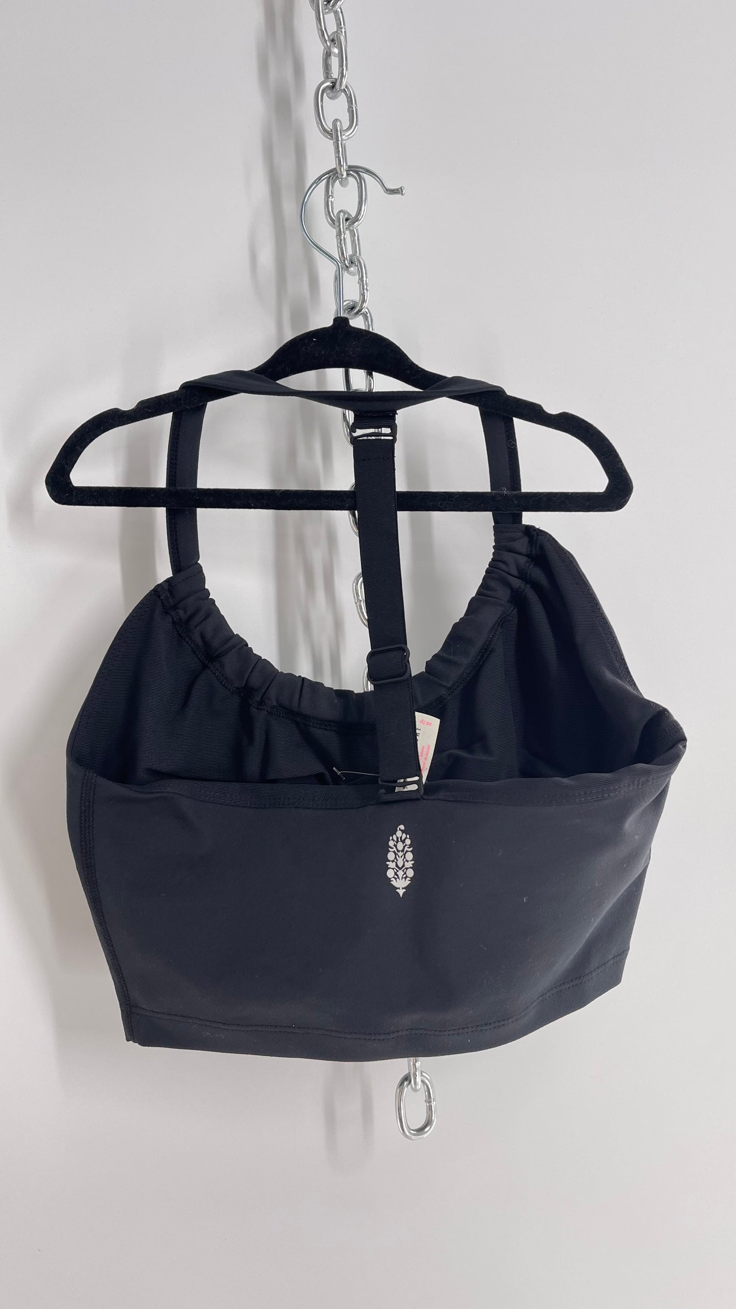 Free People Movement Black Sports Bra with Adjustable Strap (XS)