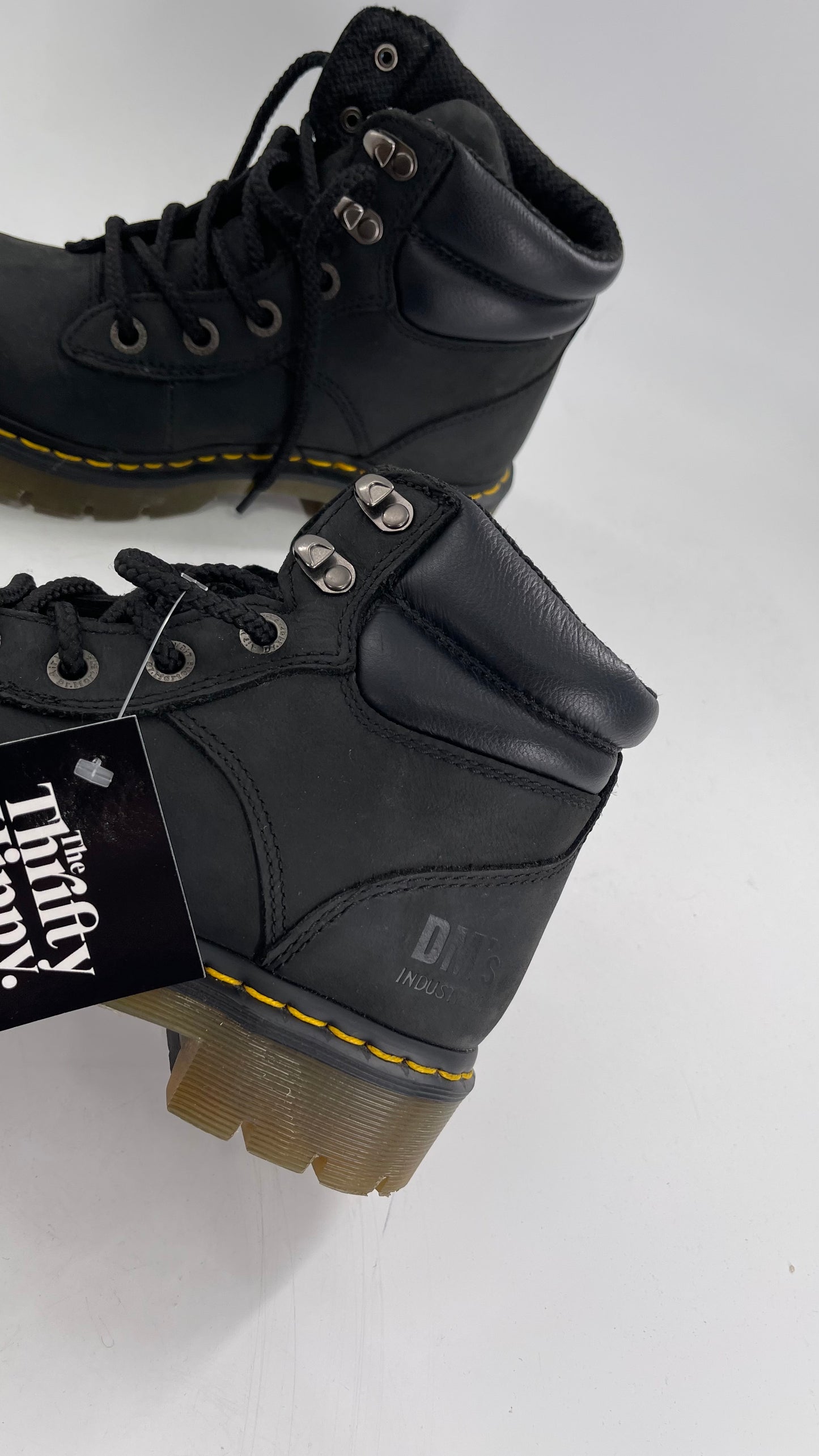 Doc Martens Industrial Black Combat Boots (6)