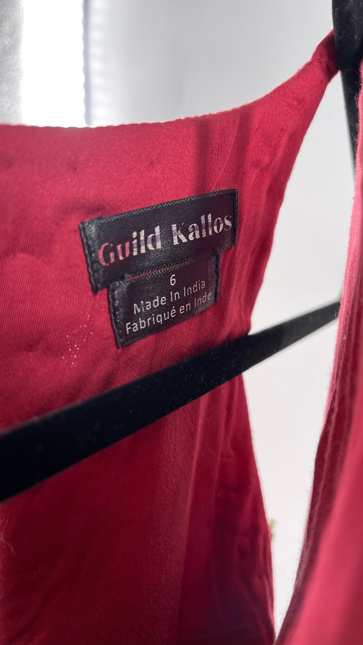 GUILD KALLOS Crochet Flower Appliqué Shift Dress (6)