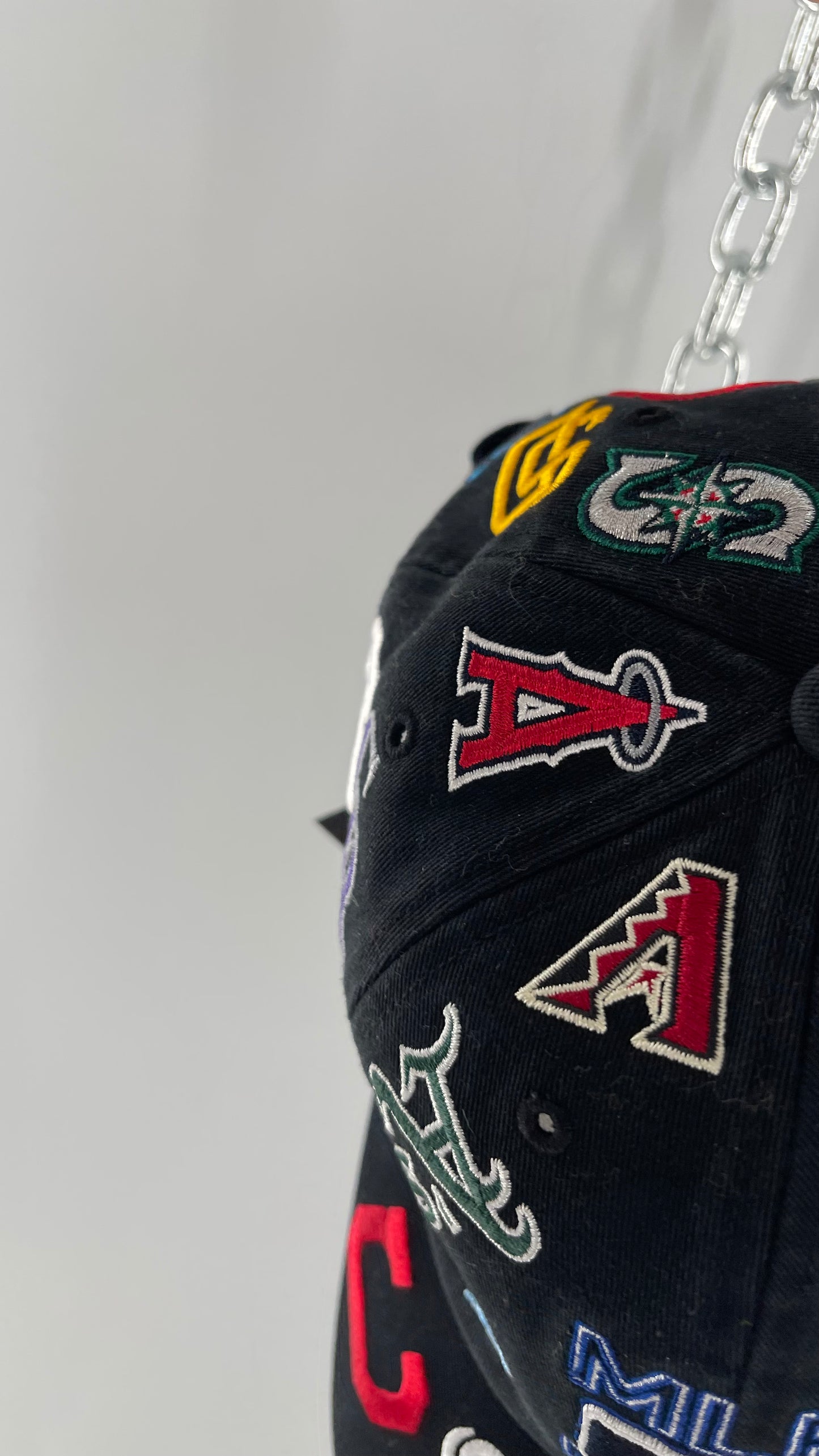 MLB Black Logo Baseball Hat