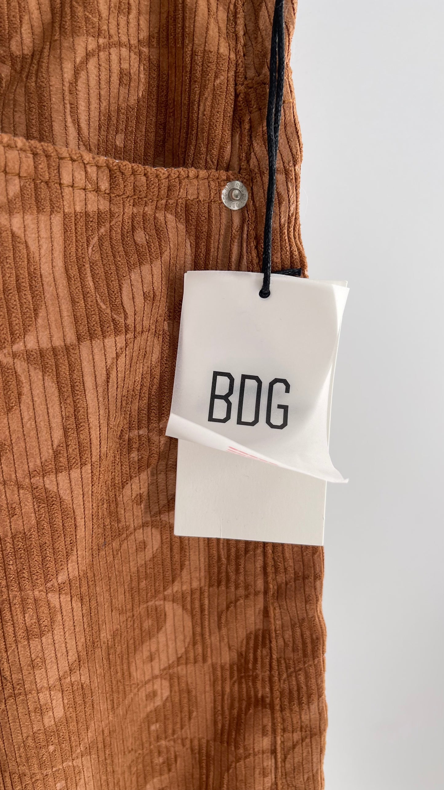 BDG Corduroy Checkered Ying Yang Straight Legs (28)