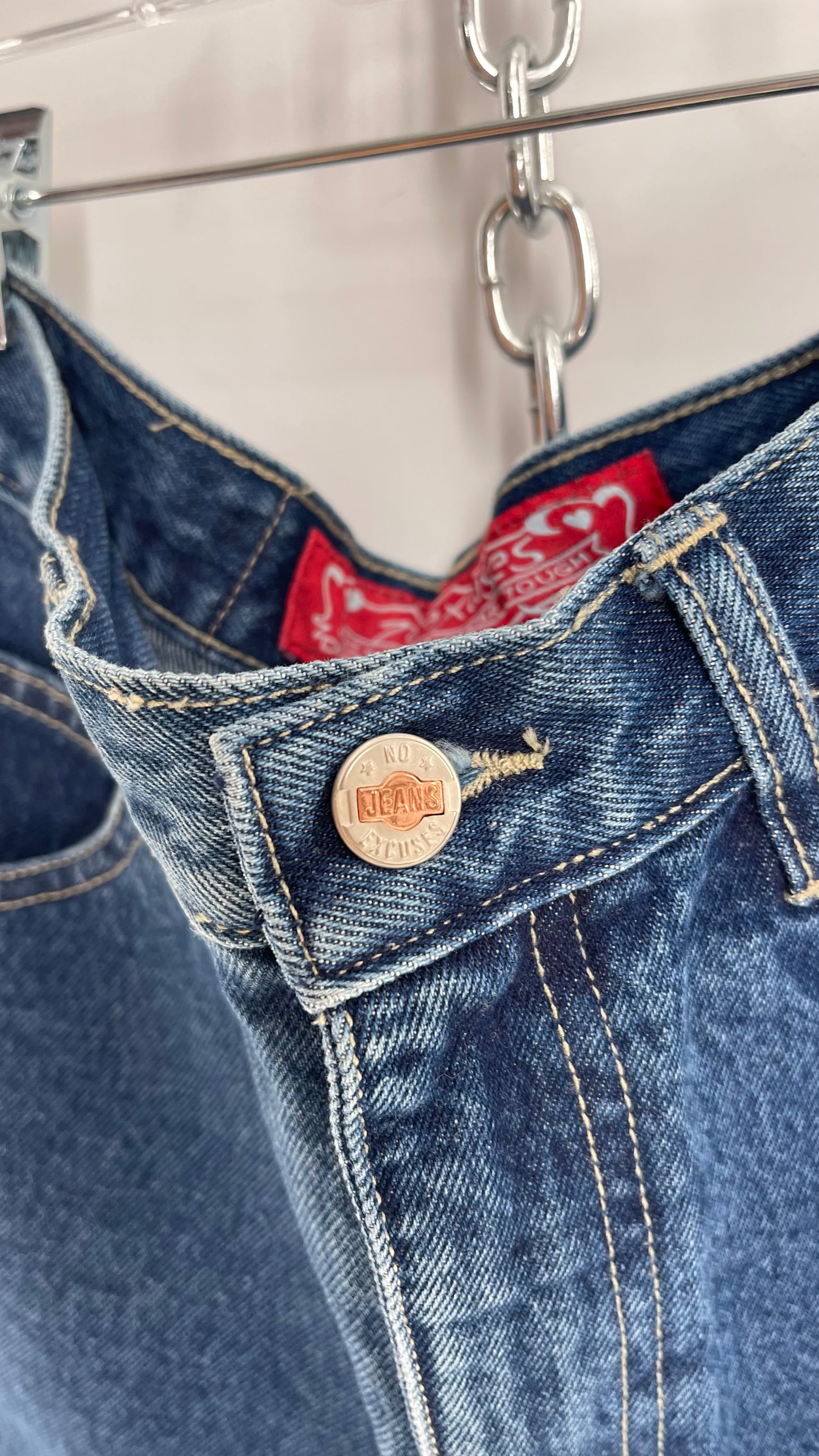 Vintage 1990s No Excuses Denim Shorts (11/12)