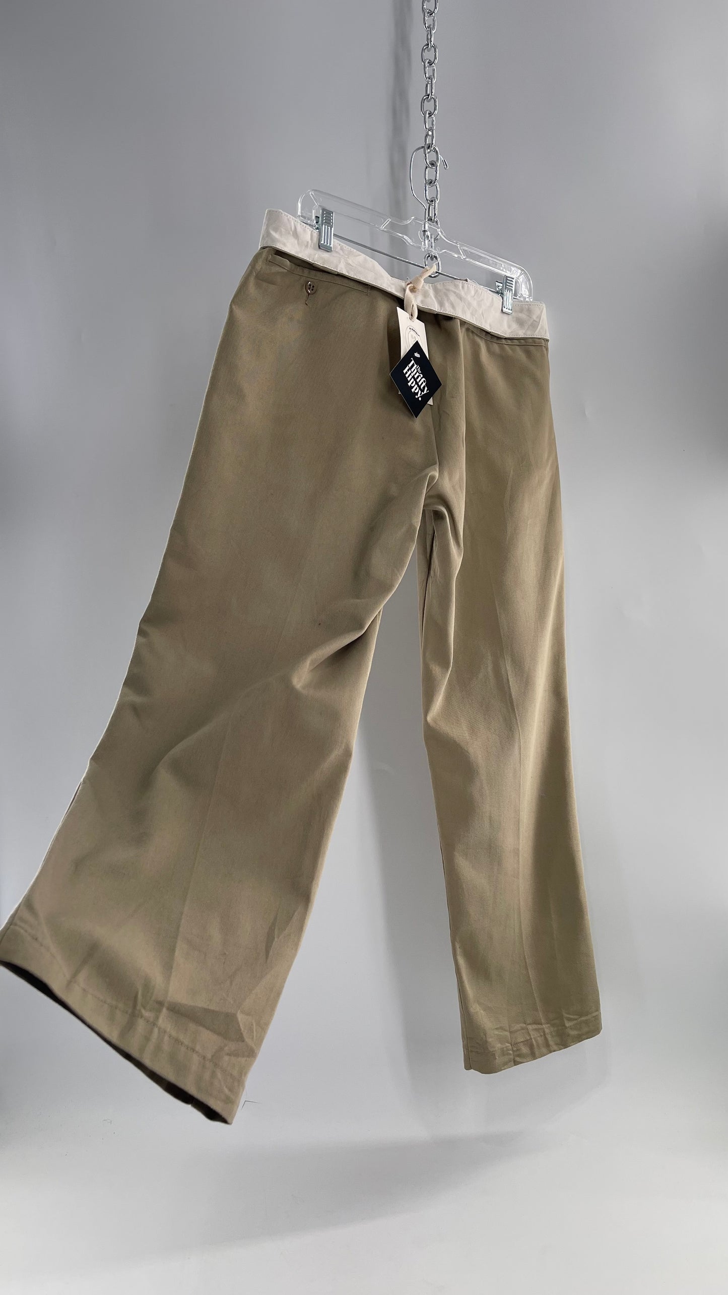 Urban Outfitters Urban Renewal Khaki Trouser (32)
