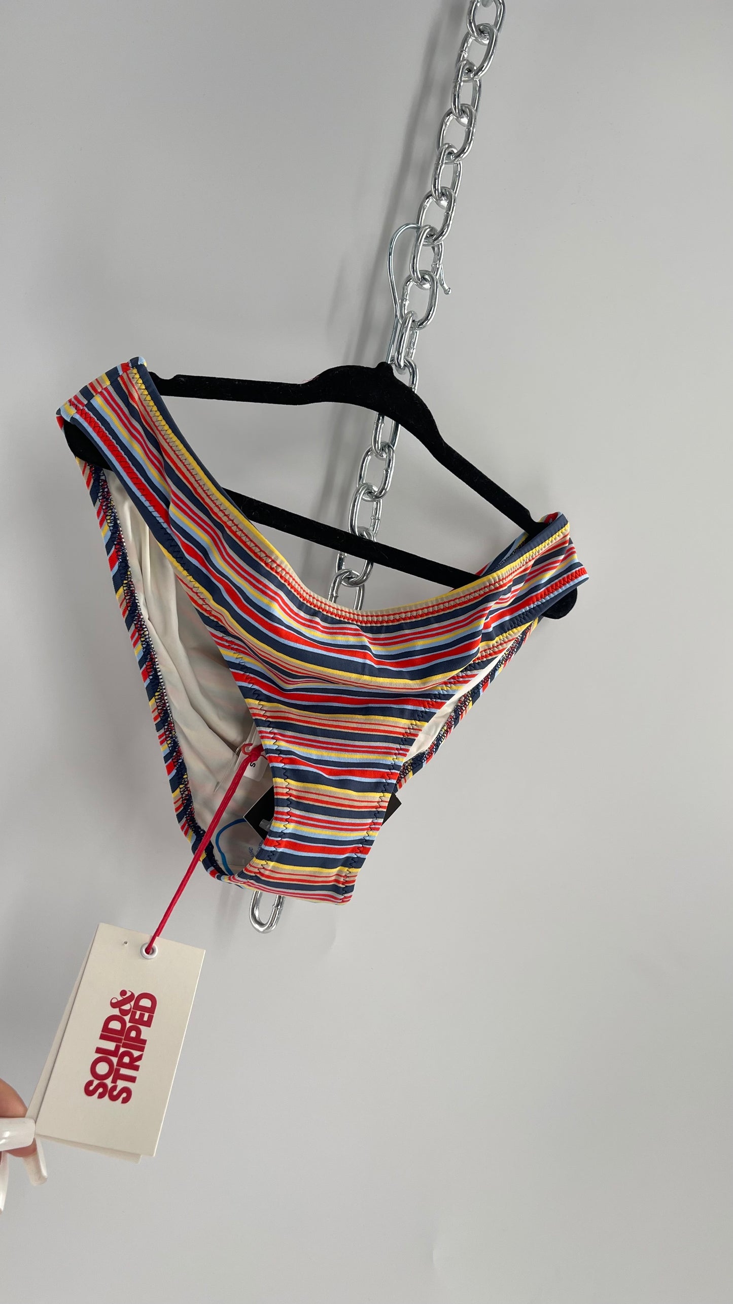 Solid & Striped Chuckee Swim Bottoms with Tags Attached (Small)