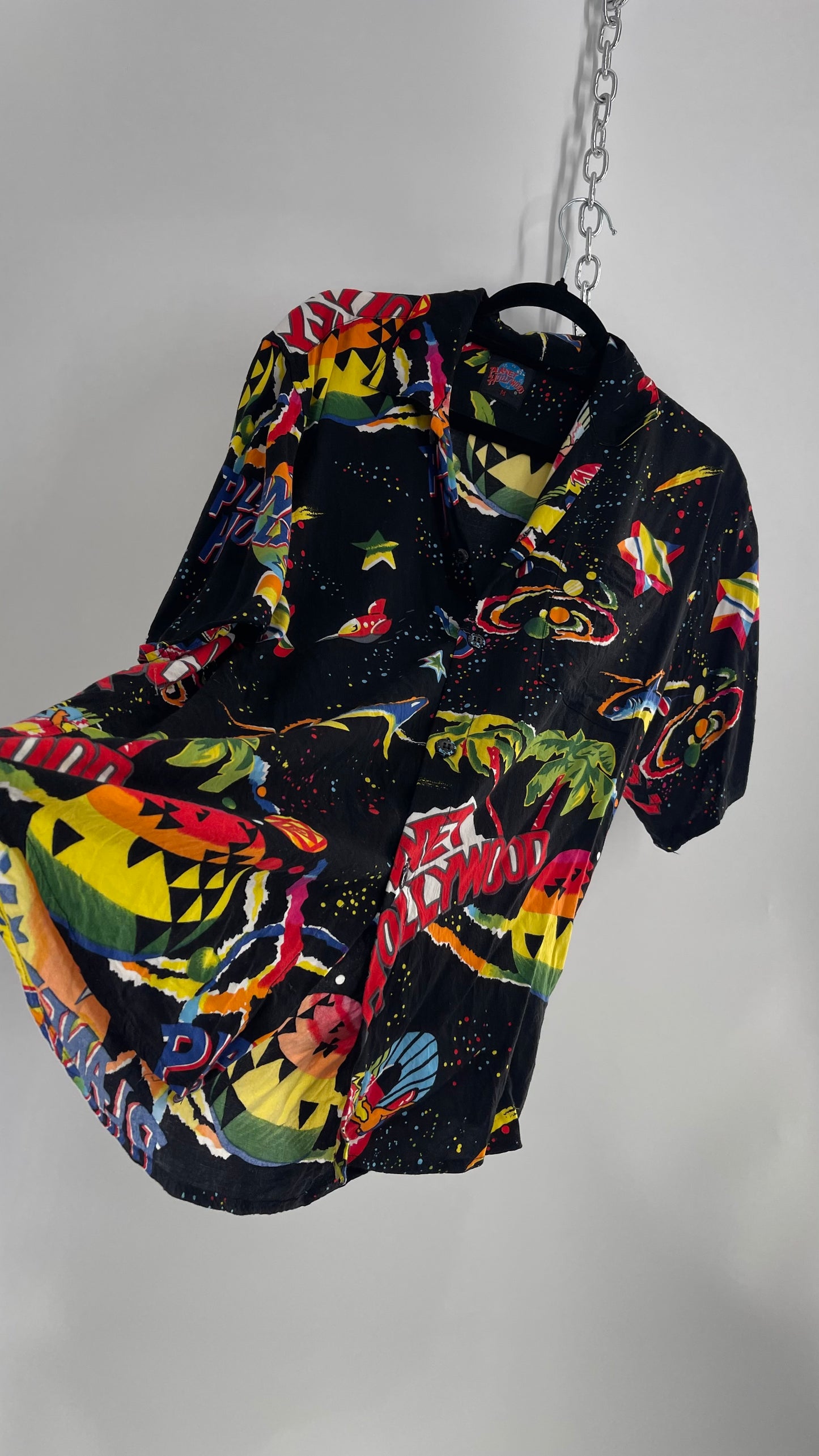 Vintage Planet Hollywood Men’s Button Up (Medium)